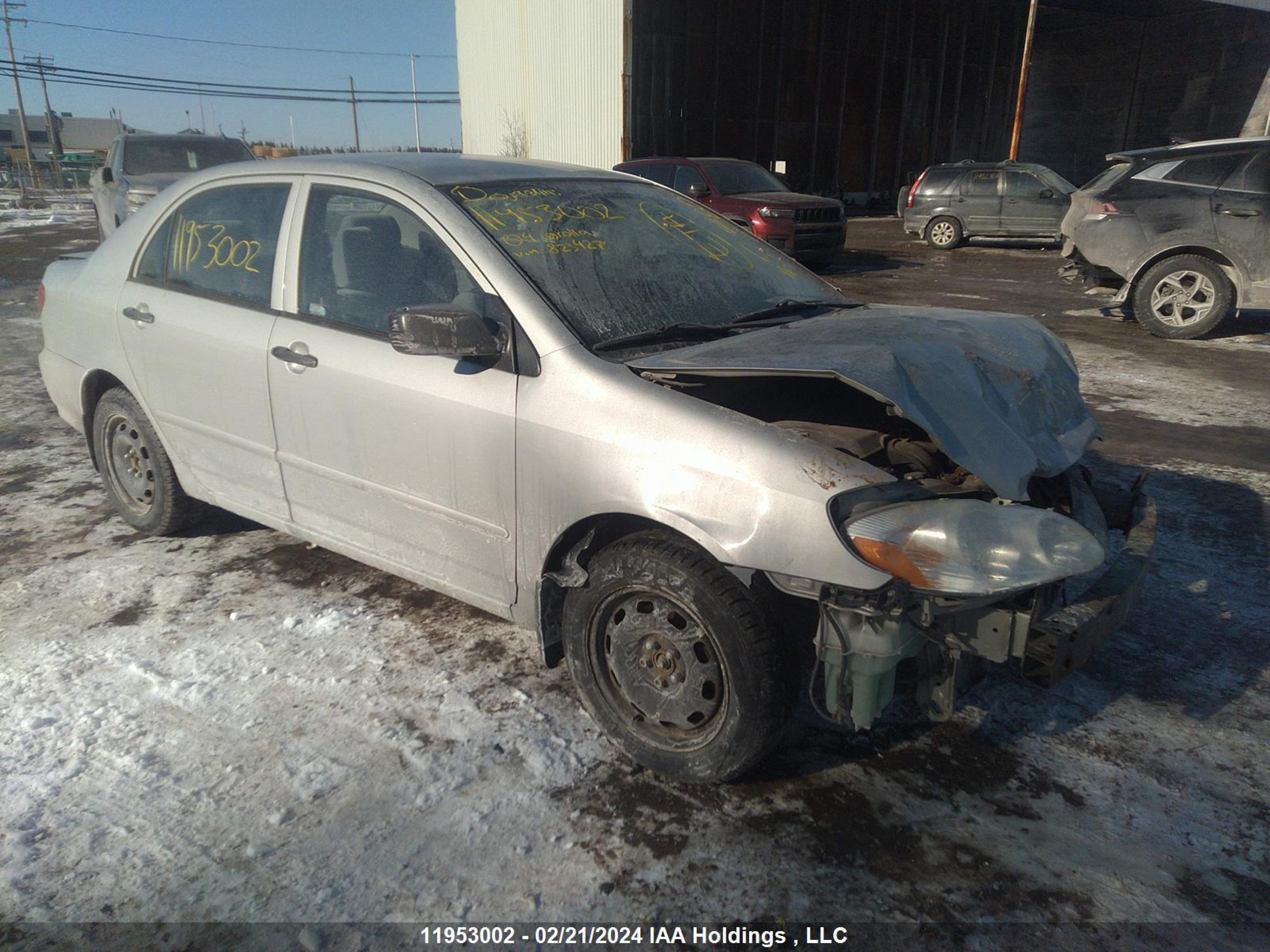 TOYOTA COROLLA 2004 2t1br32e14c823427