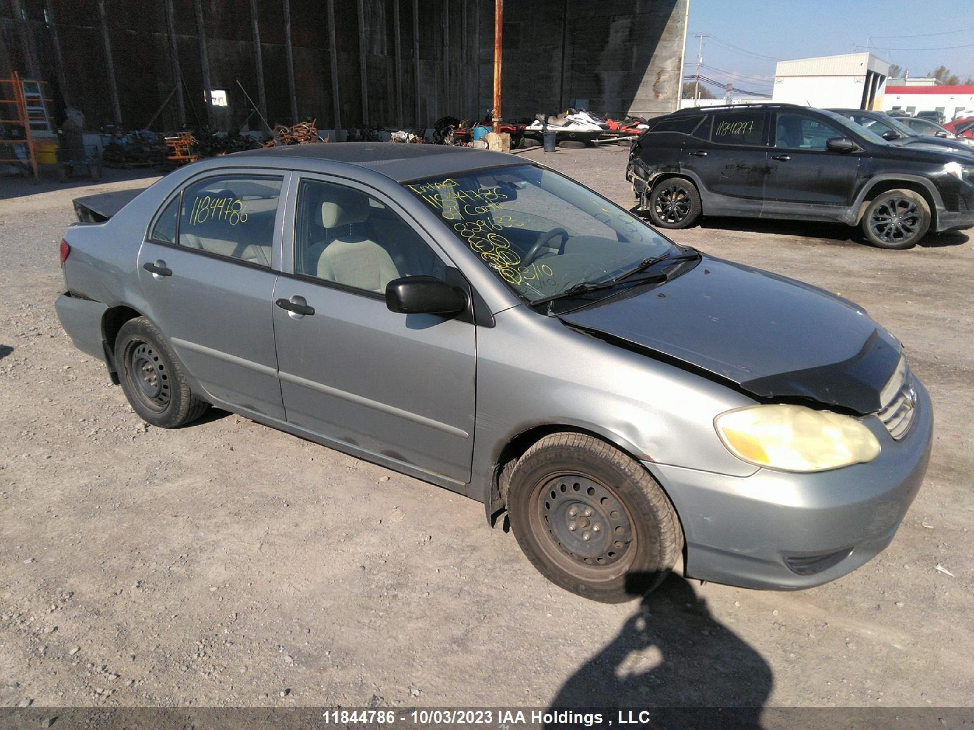 TOYOTA COROLLA 2004 2t1br32e14c829633