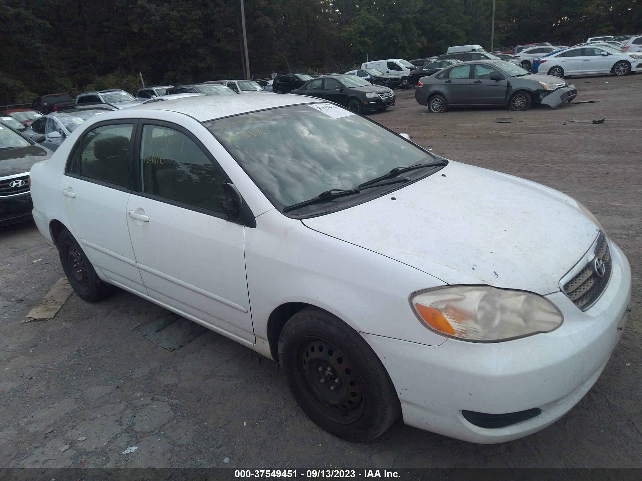 TOYOTA COROLLA 2006 2t1br32e16c682412