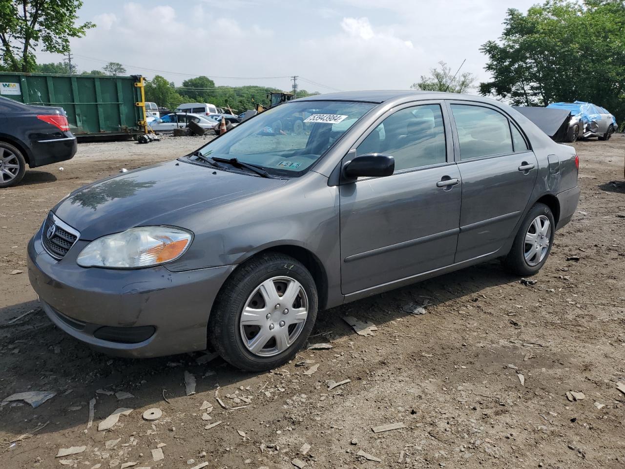 TOYOTA COROLLA 2007 2t1br32e17c722716