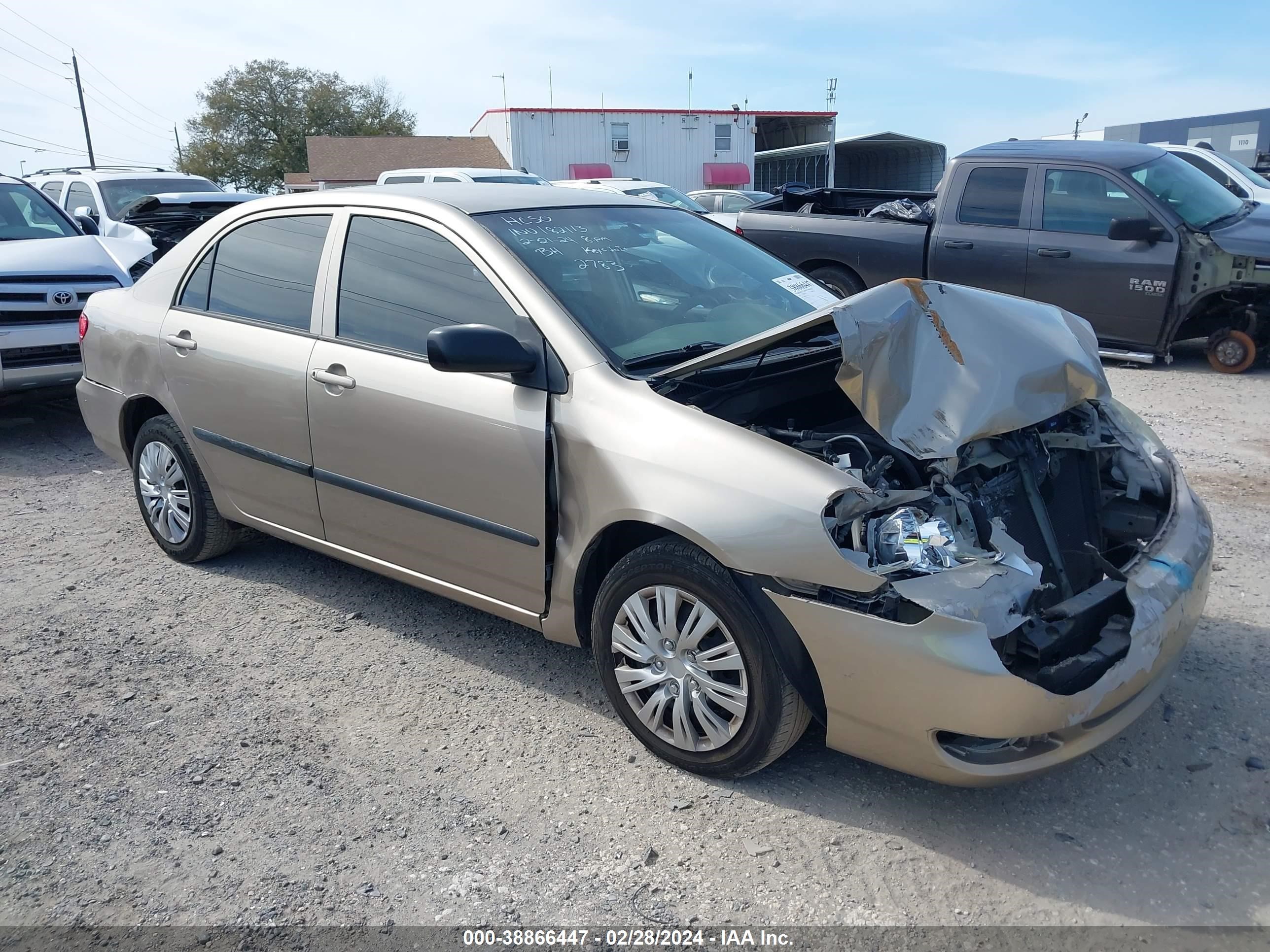 TOYOTA COROLLA 2007 2t1br32e17c752783