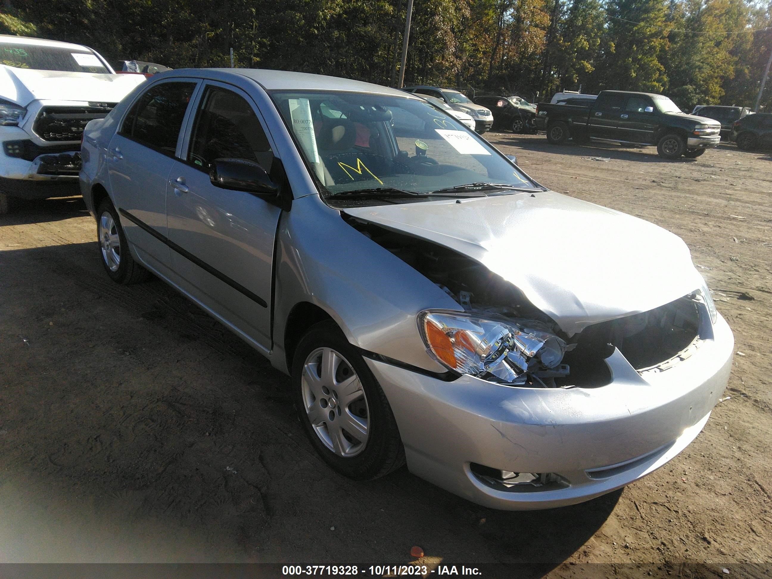 TOYOTA COROLLA 2007 2t1br32e17c836134