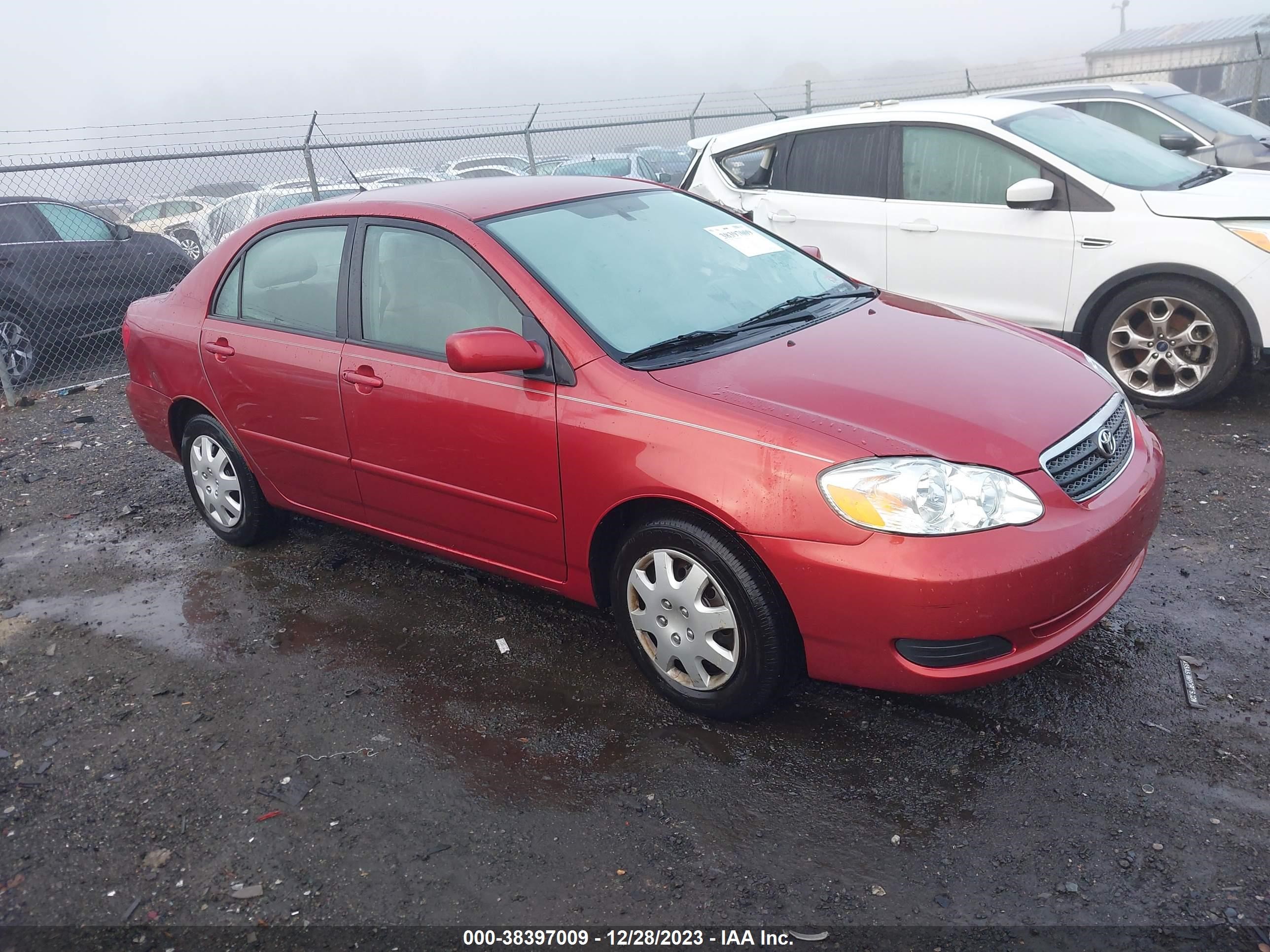 TOYOTA COROLLA 2008 2t1br32e18c885576