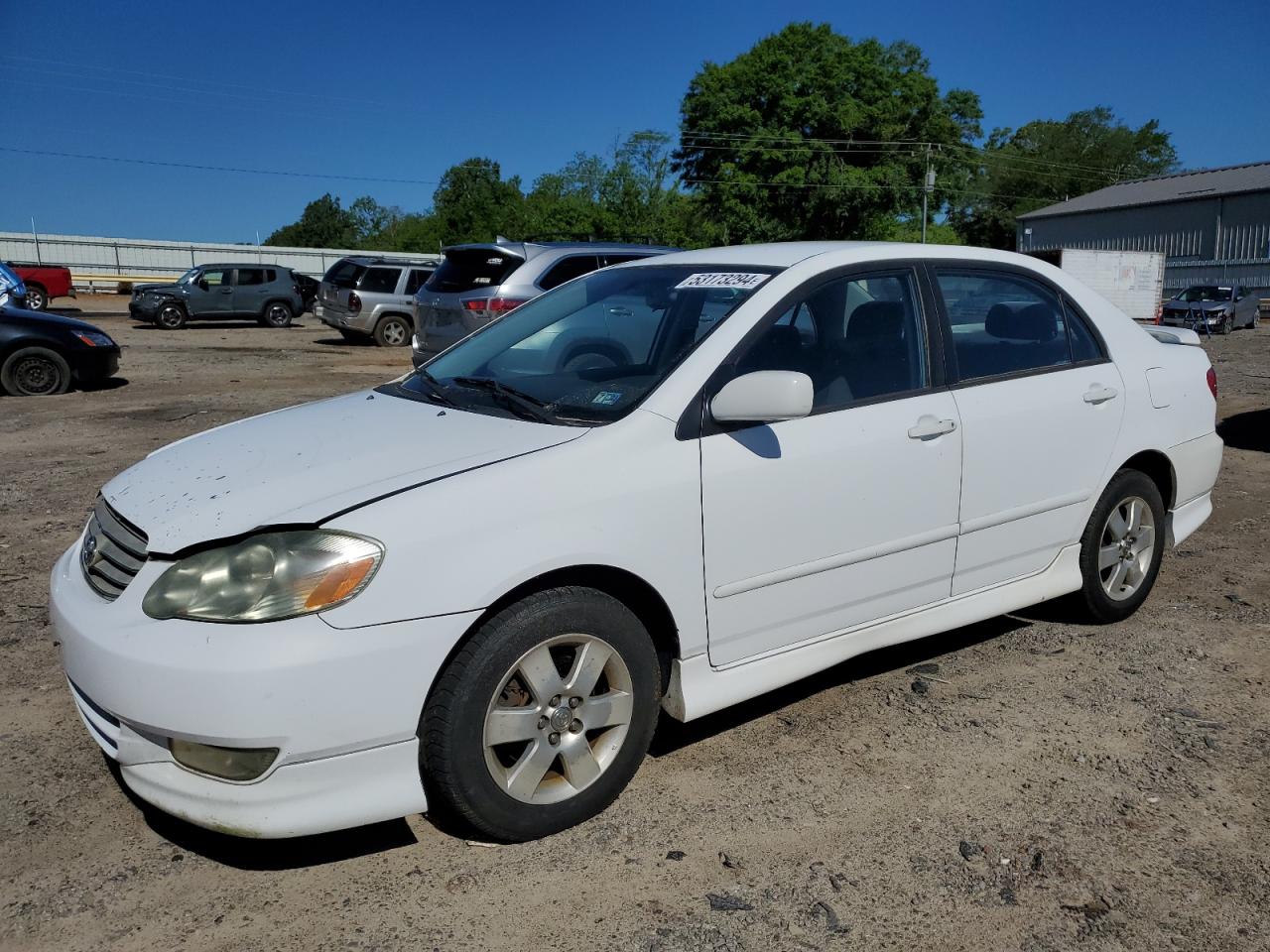 TOYOTA COROLLA 2003 2t1br32e23c047548