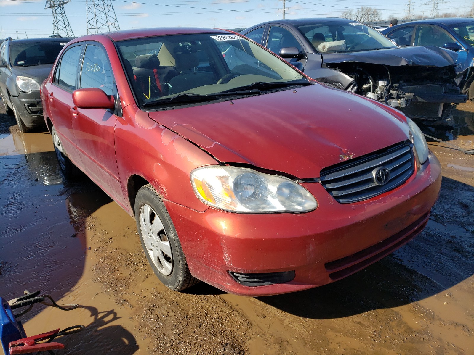 TOYOTA COROLLA CE 2004 2t1br32e24c250134