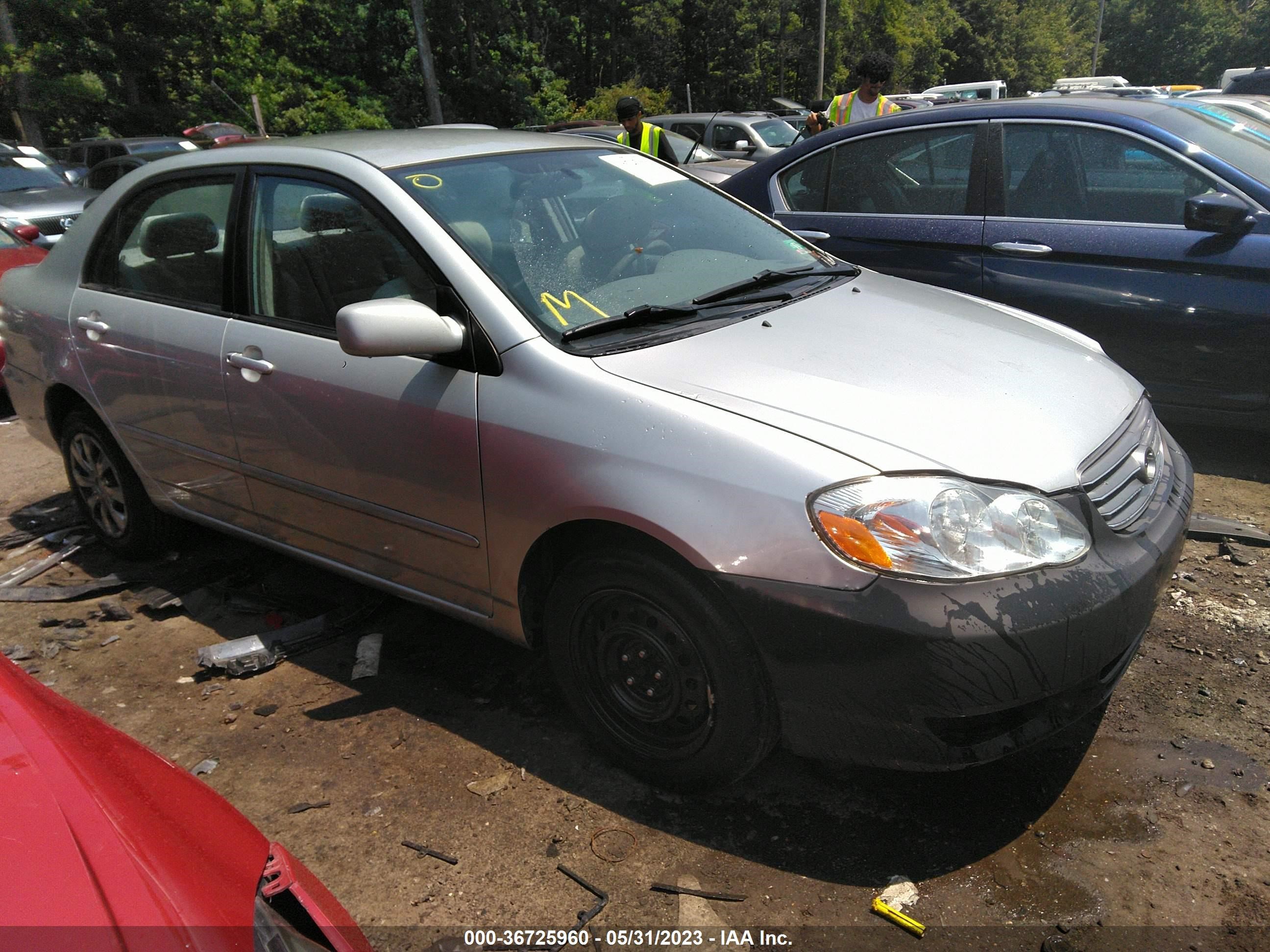 TOYOTA COROLLA 2004 2t1br32e24c269797