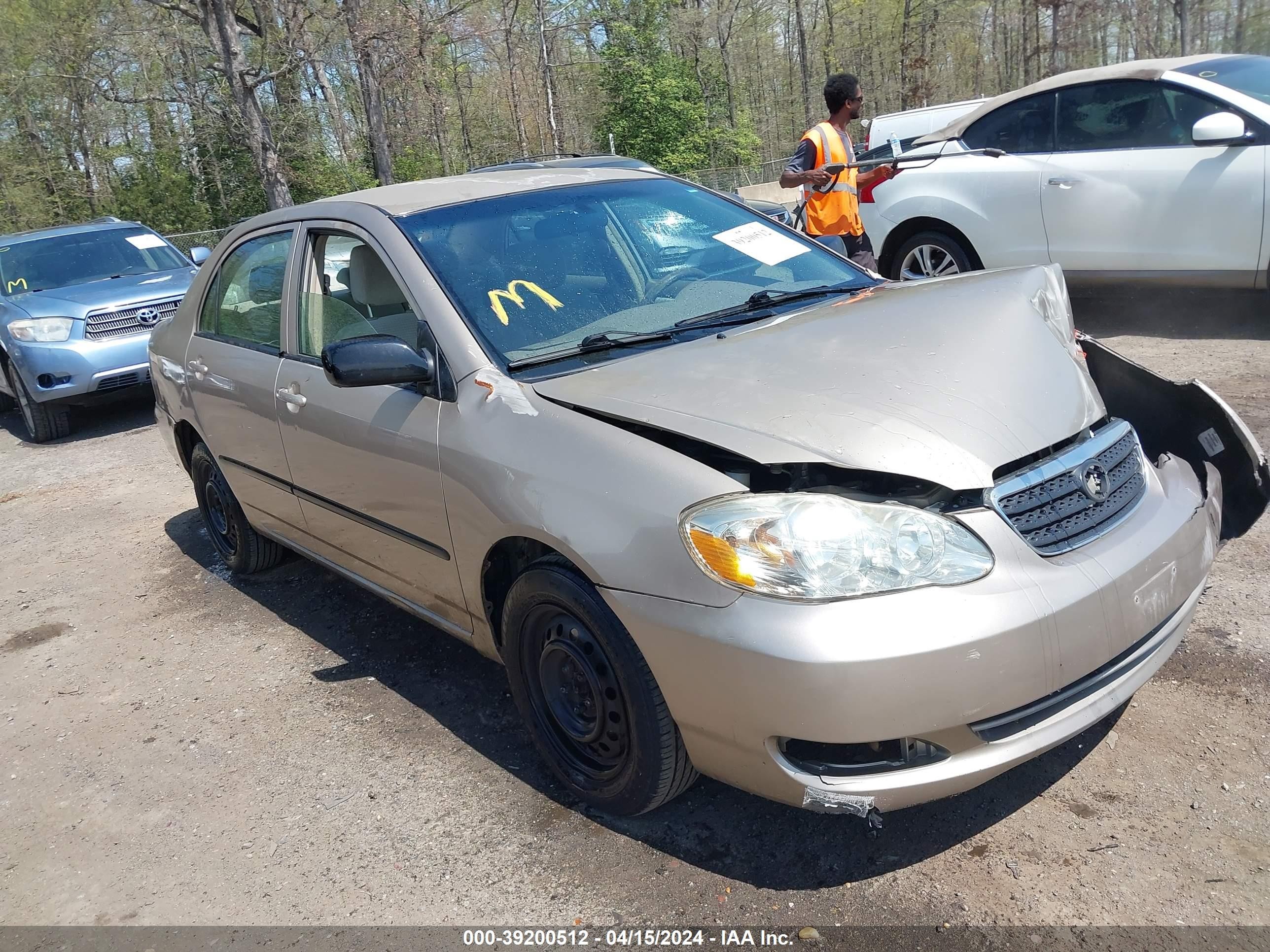 TOYOTA COROLLA 2005 2t1br32e25c435964