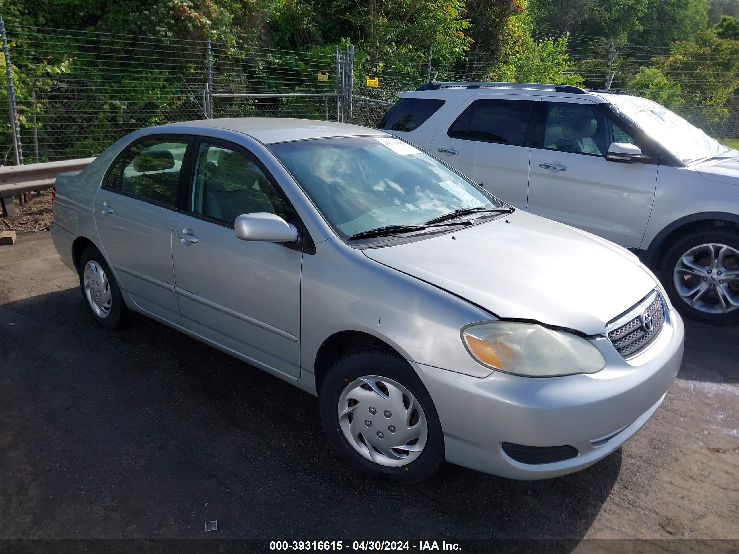 TOYOTA COROLLA 2007 2t1br32e27c753540