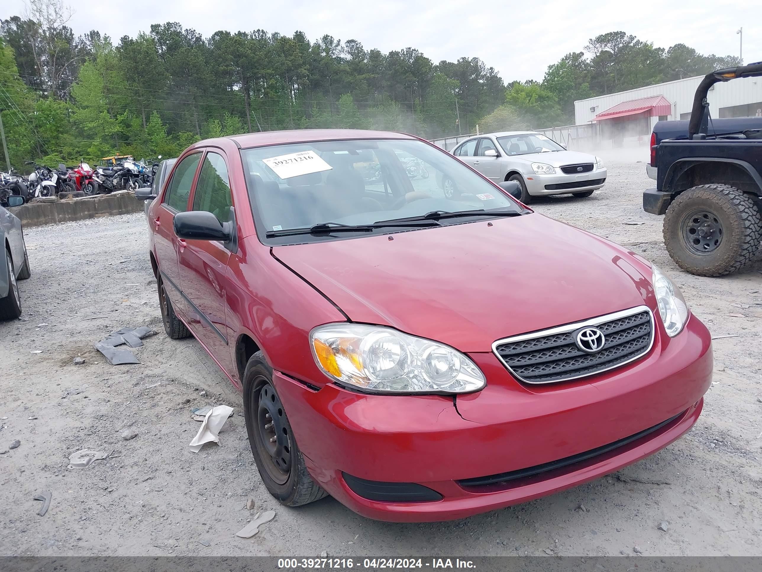 TOYOTA COROLLA 2007 2t1br32e27c788269