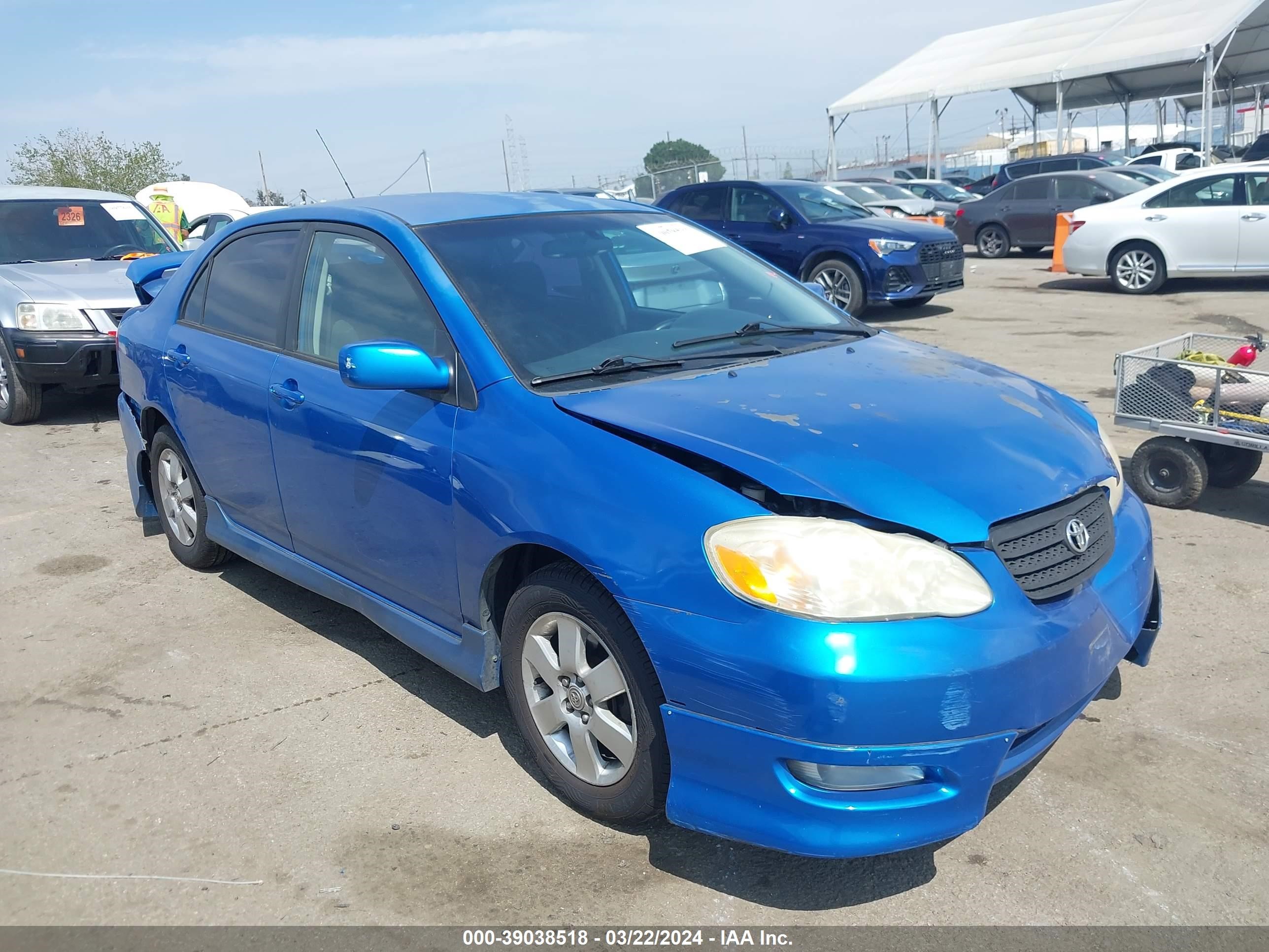 TOYOTA COROLLA 2007 2t1br32e27c799840