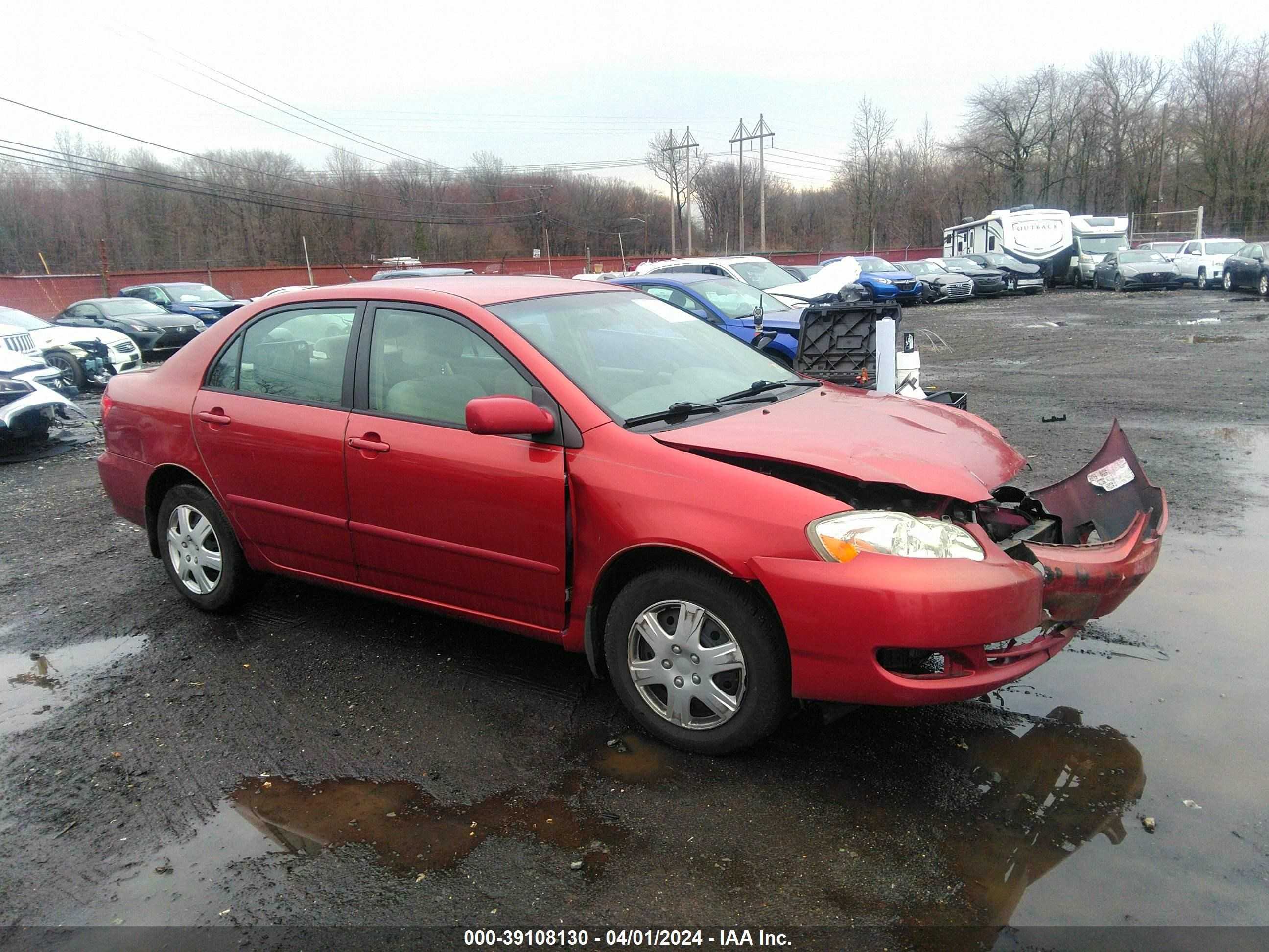 TOYOTA COROLLA 2007 2t1br32e27c832173