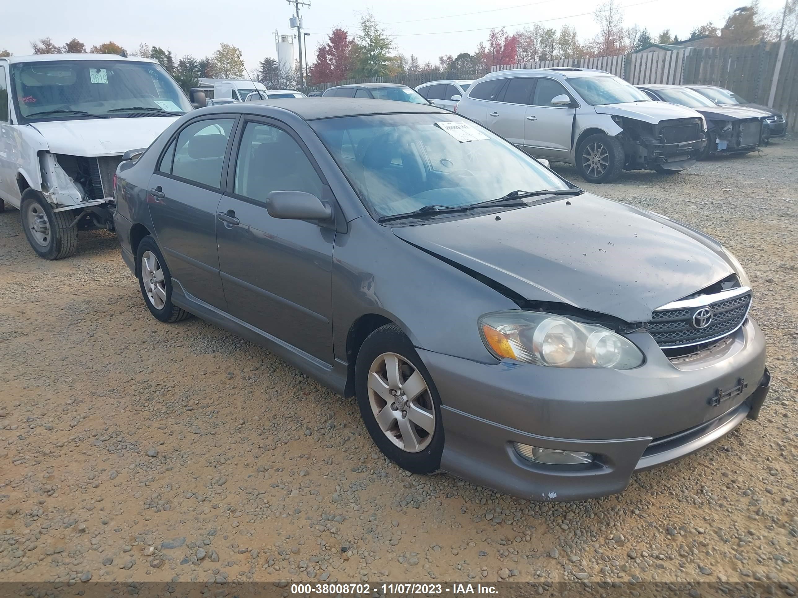 TOYOTA COROLLA 2007 2t1br32e27c844596