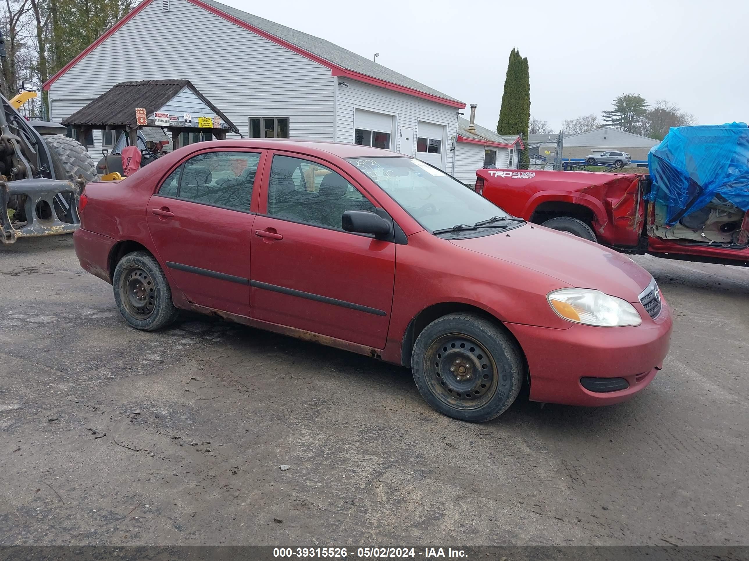 TOYOTA COROLLA 2008 2t1br32e28c924496