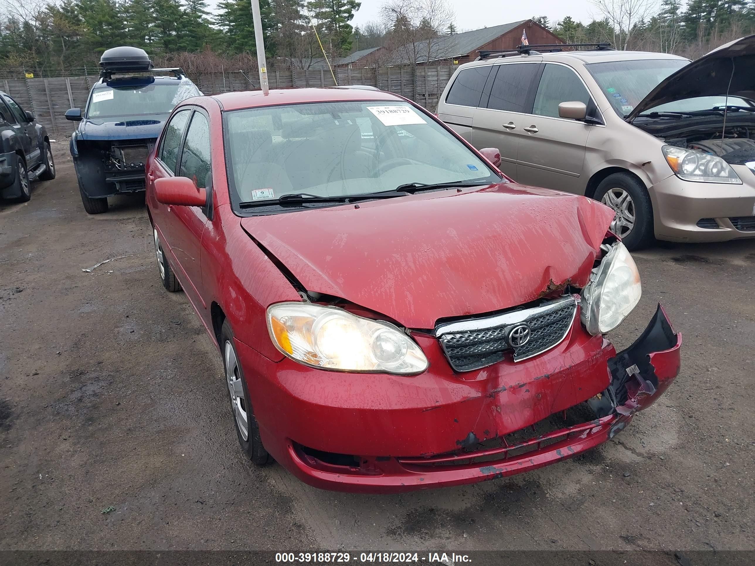 TOYOTA COROLLA 2008 2t1br32e28c933442