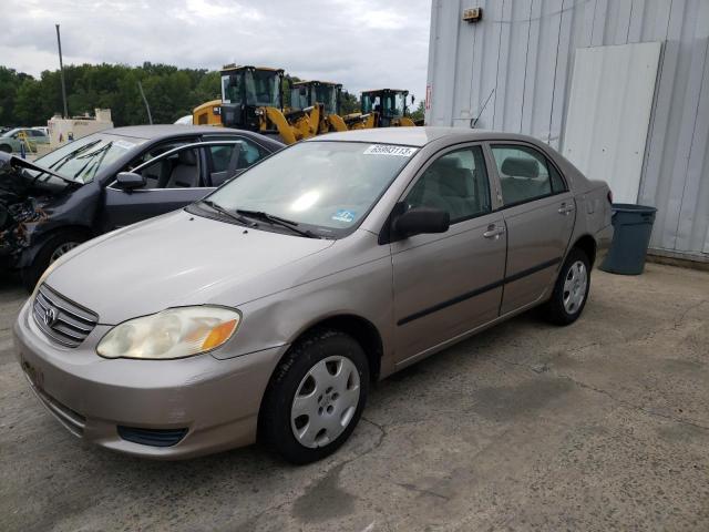 TOYOTA COROLLA CE 2003 2t1br32e33c003686