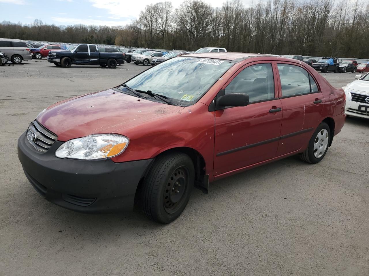 TOYOTA COROLLA 2003 2t1br32e33c736935