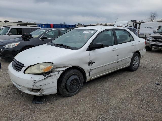 TOYOTA COROLLA 2004 2t1br32e34c303293