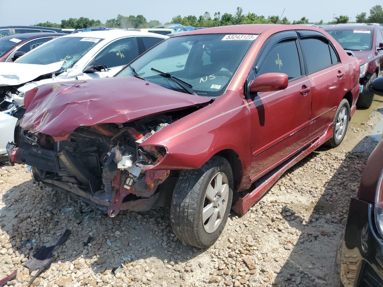 TOYOTA COROLLA 2005 2t1br32e35c322928