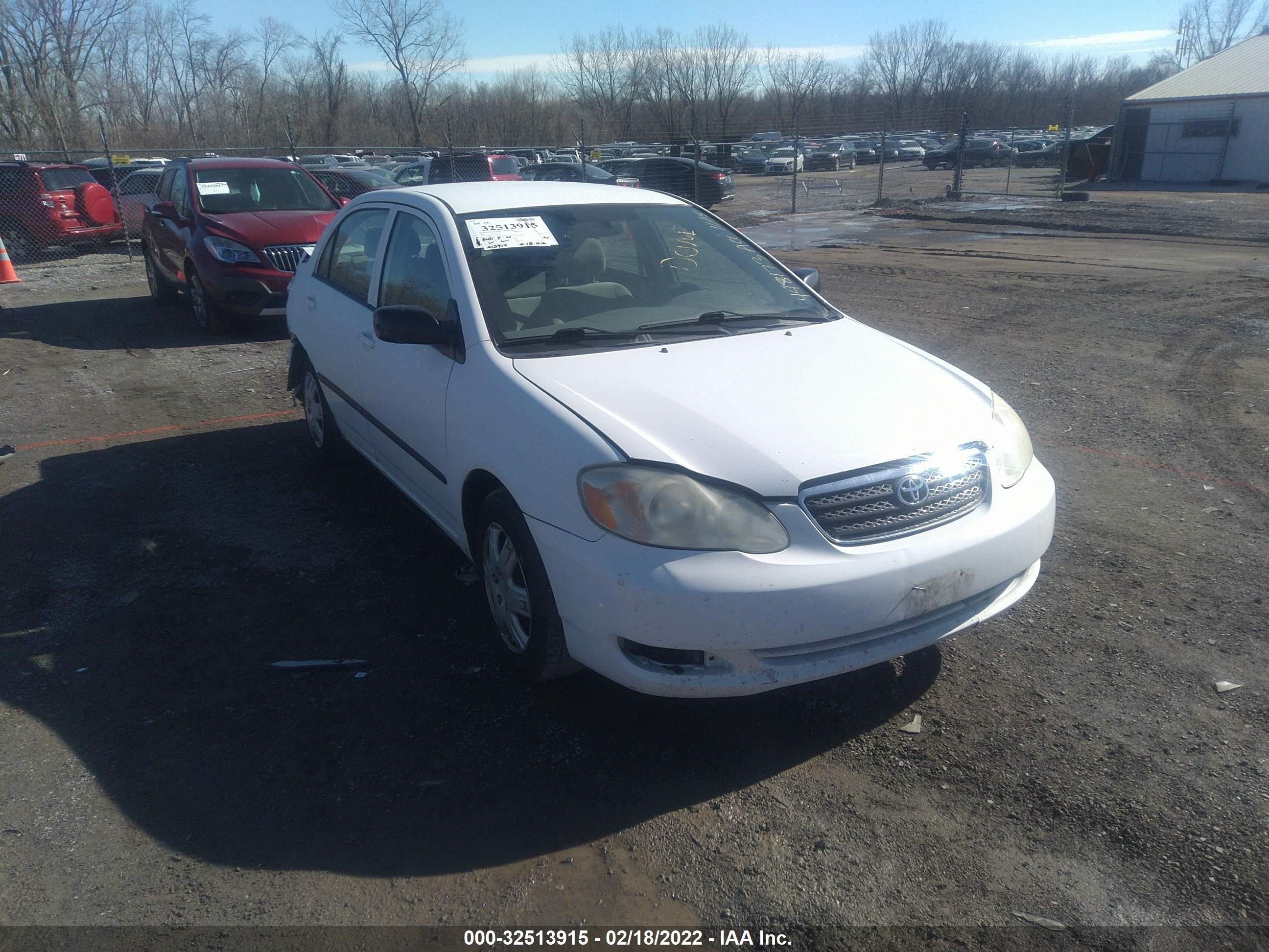 TOYOTA COROLLA 2005 2t1br32e35c448173