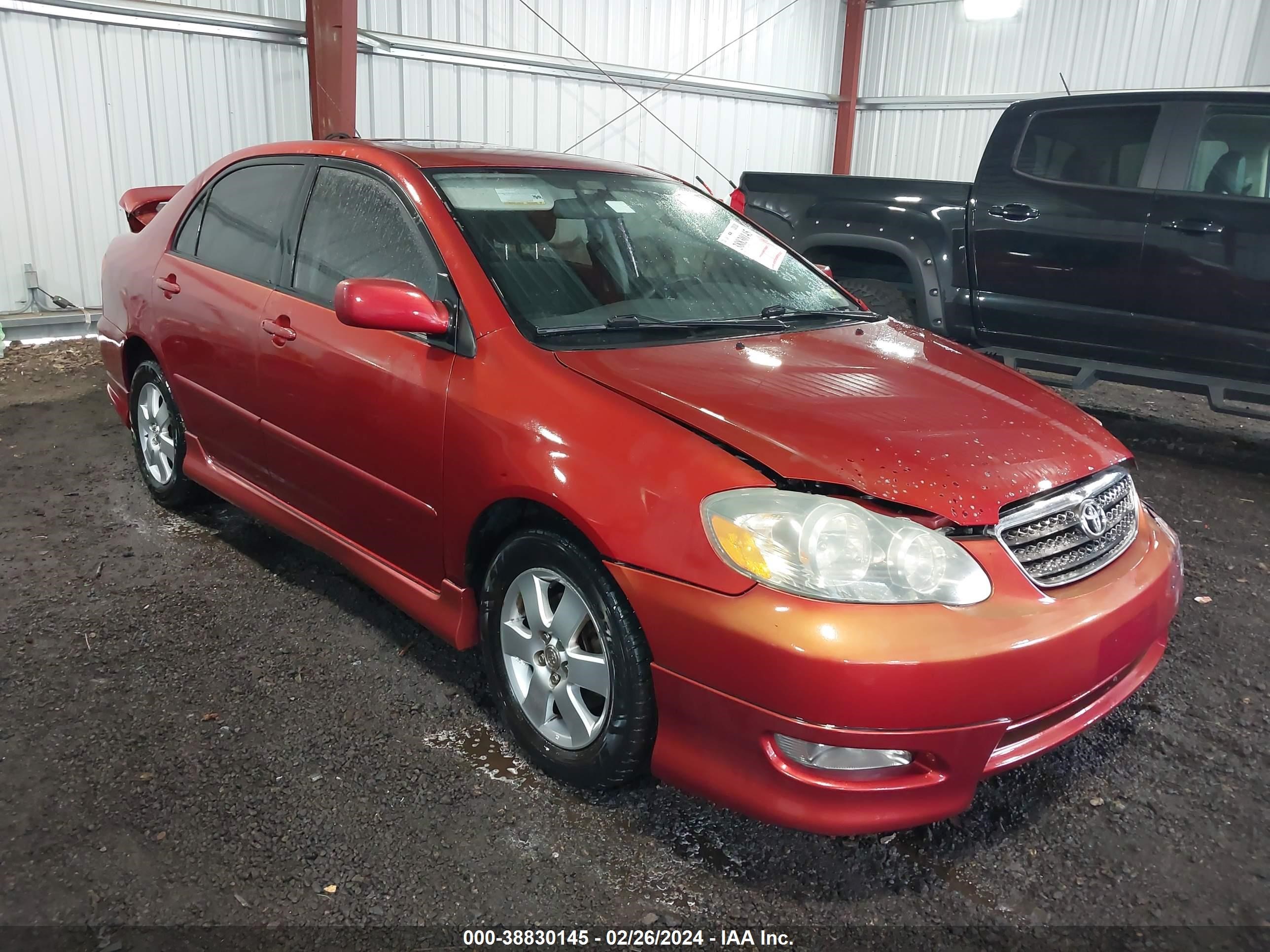 TOYOTA COROLLA 2005 2t1br32e35c505942