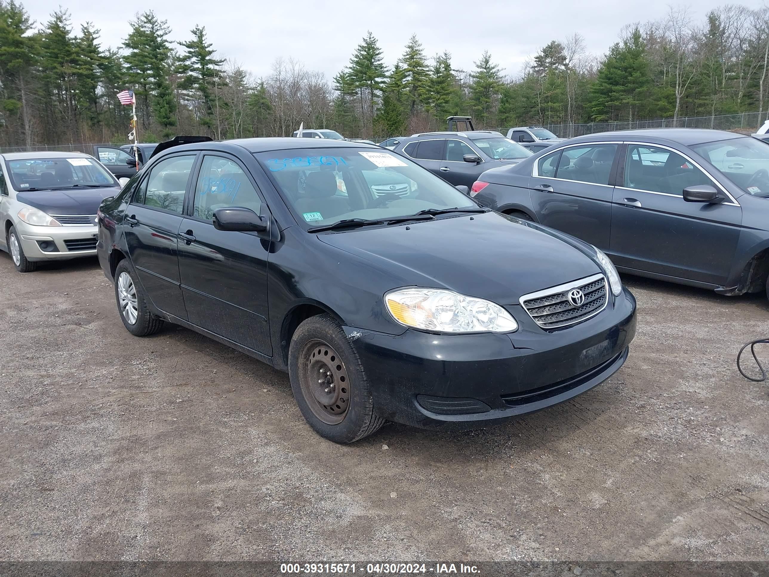 TOYOTA COROLLA 2005 2t1br32e35c556101