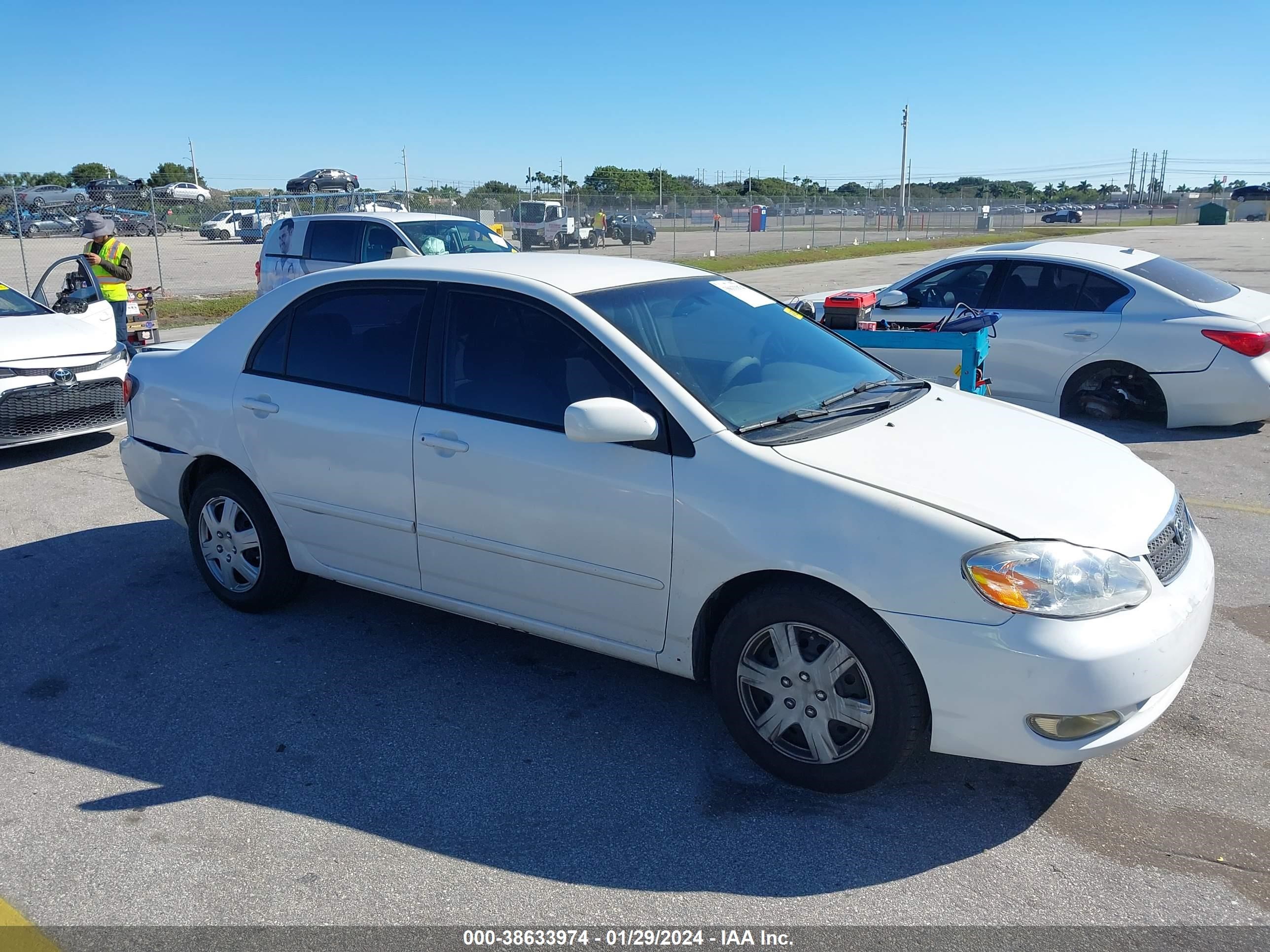 TOYOTA COROLLA 2006 2t1br32e36c589925