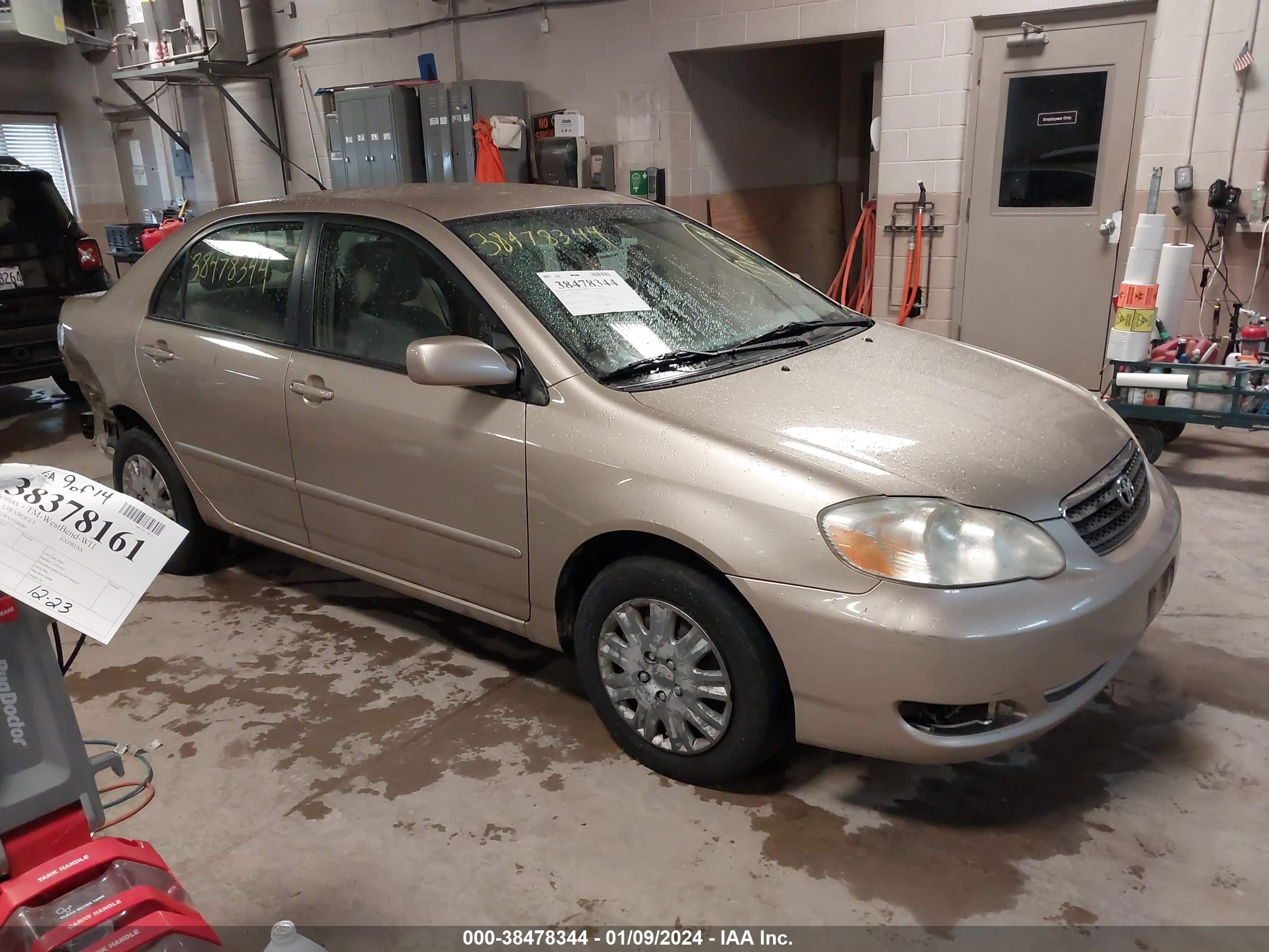 TOYOTA COROLLA 2006 2t1br32e36c630313