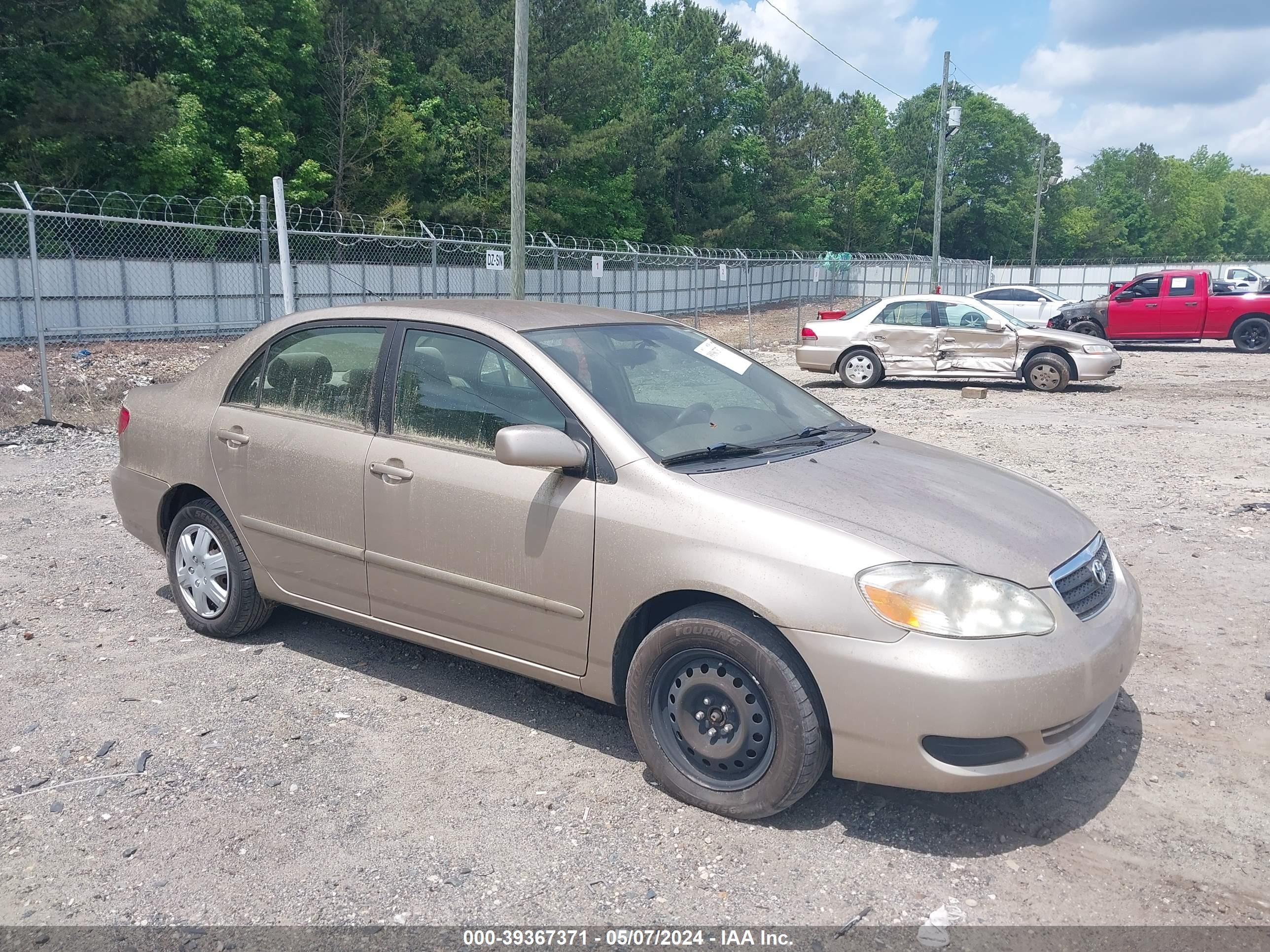 TOYOTA COROLLA 2006 2t1br32e36c646365