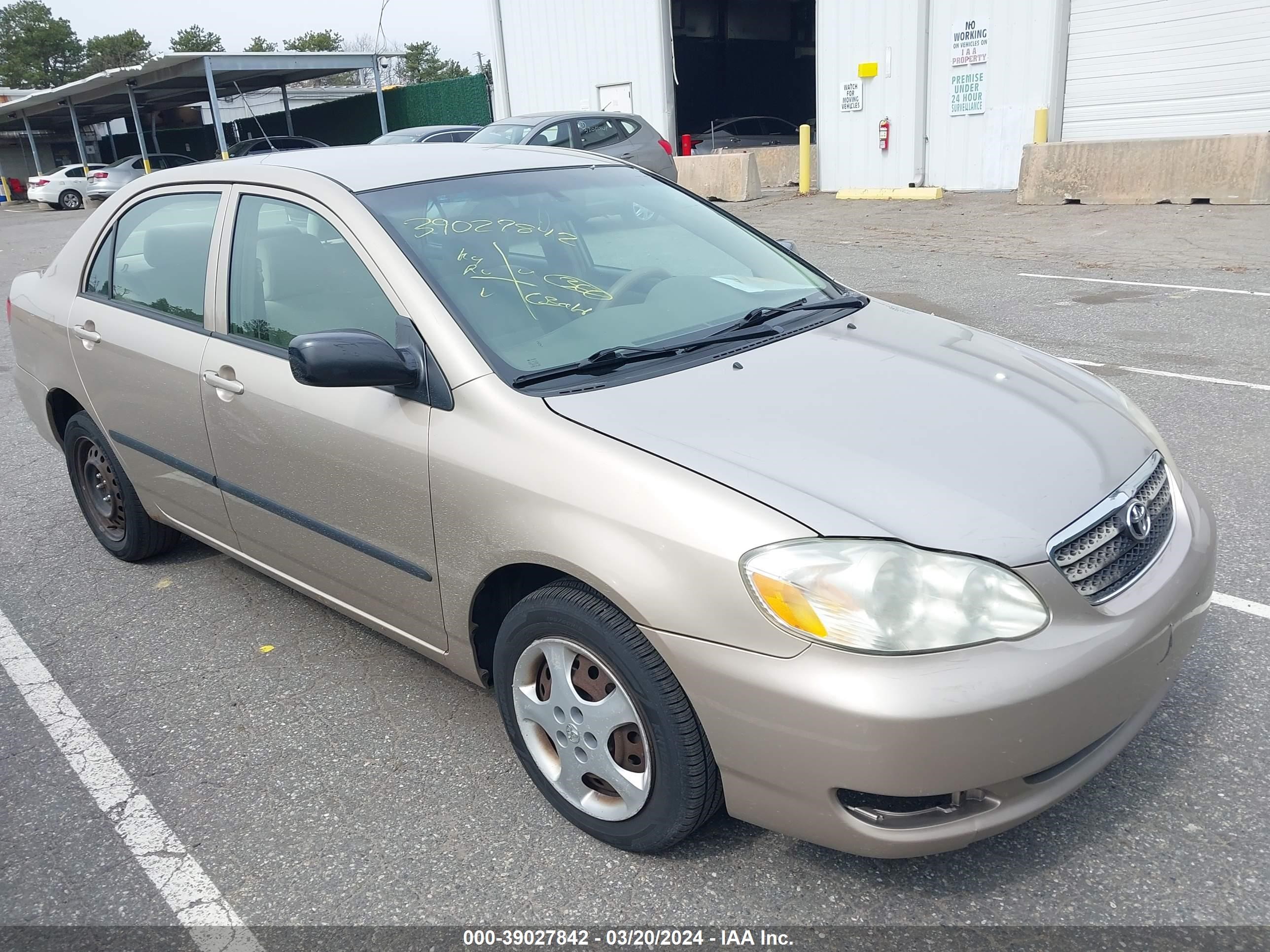 TOYOTA COROLLA 2006 2t1br32e36c697980