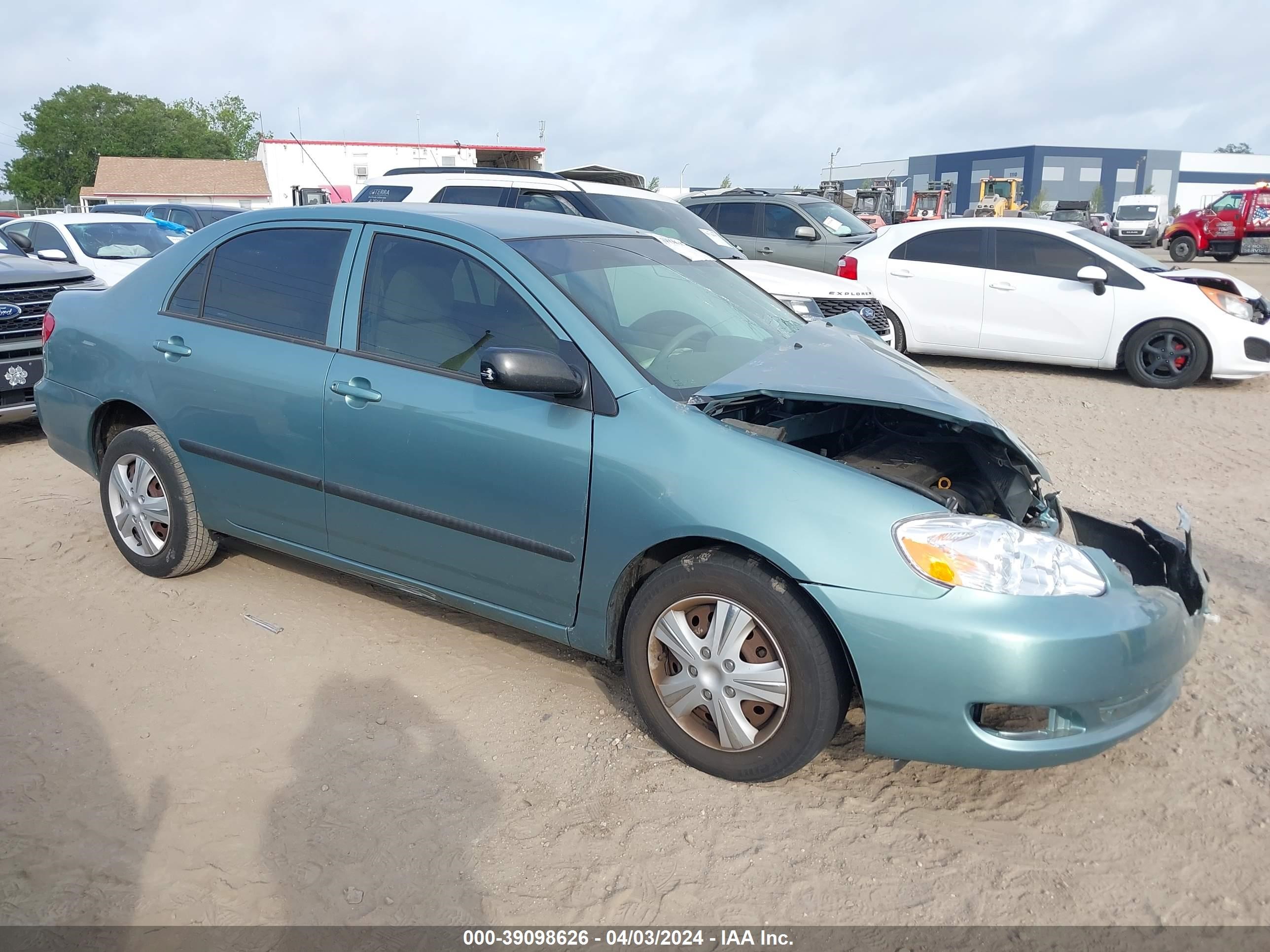 TOYOTA COROLLA 2007 2t1br32e37c768791