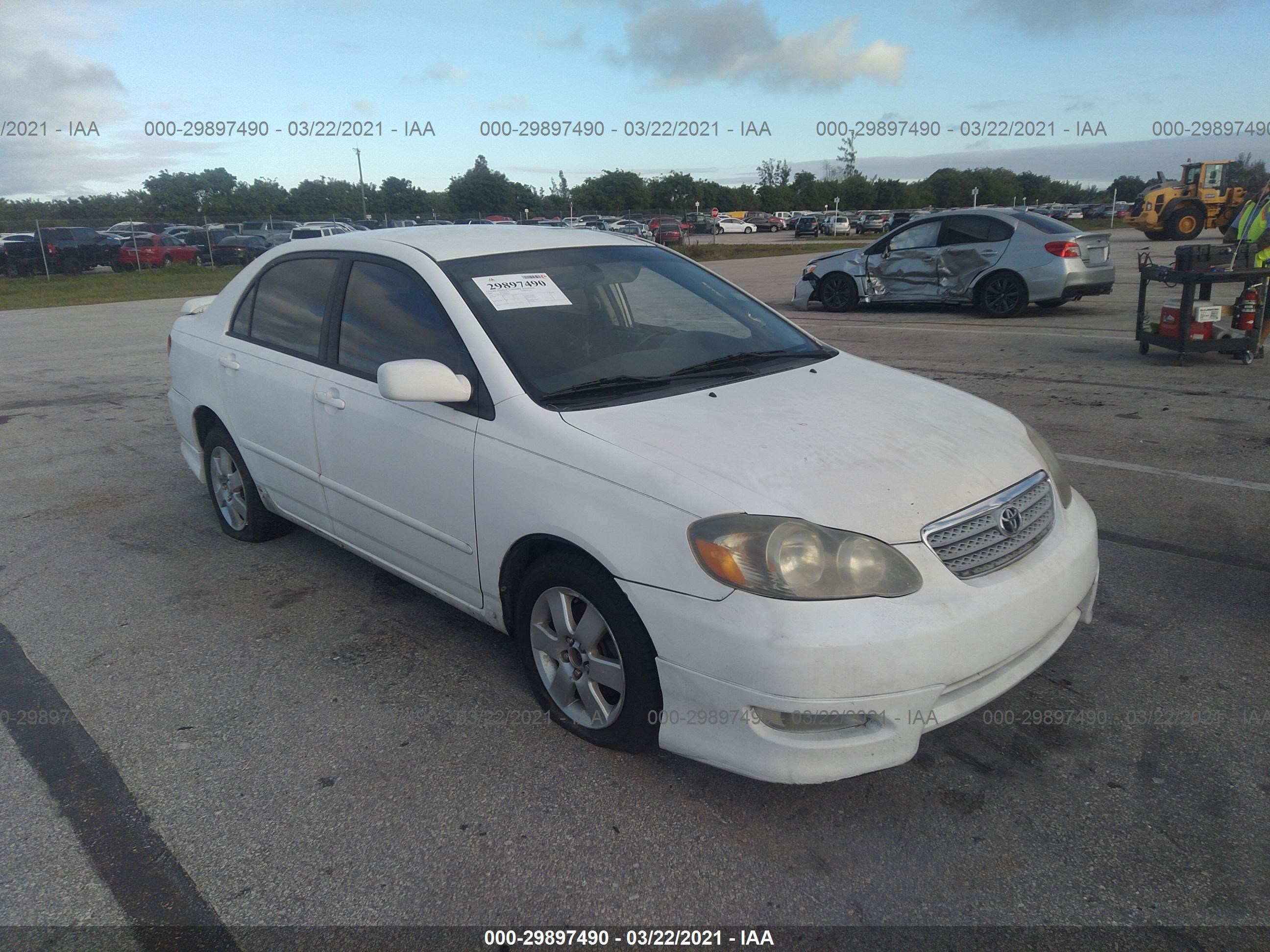 TOYOTA COROLLA 2007 2t1br32e37c809467