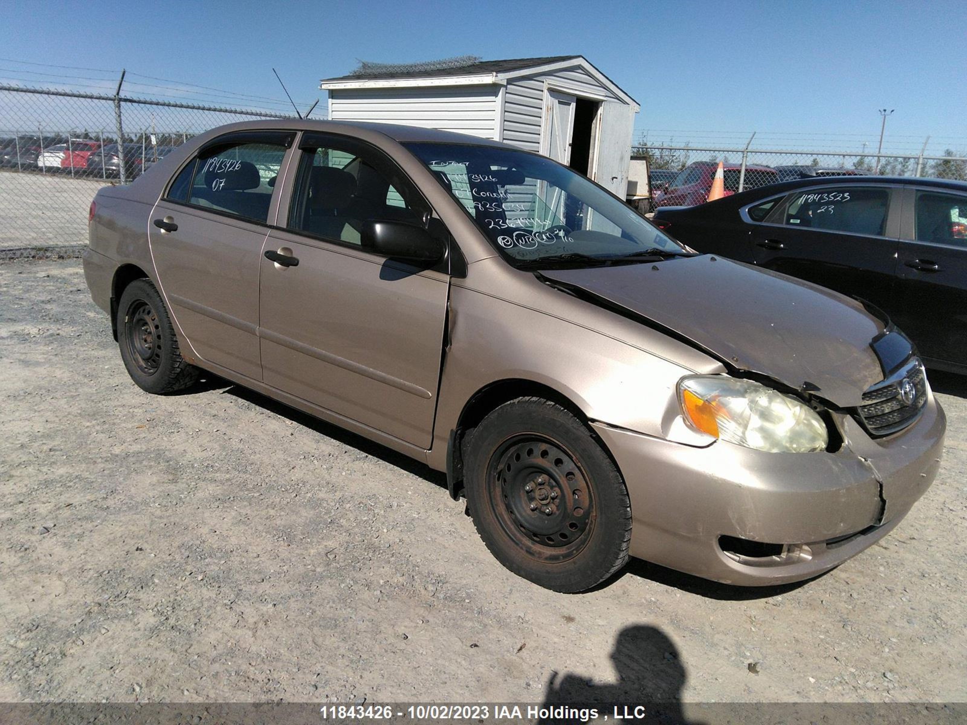 TOYOTA COROLLA 2007 2t1br32e37c835034