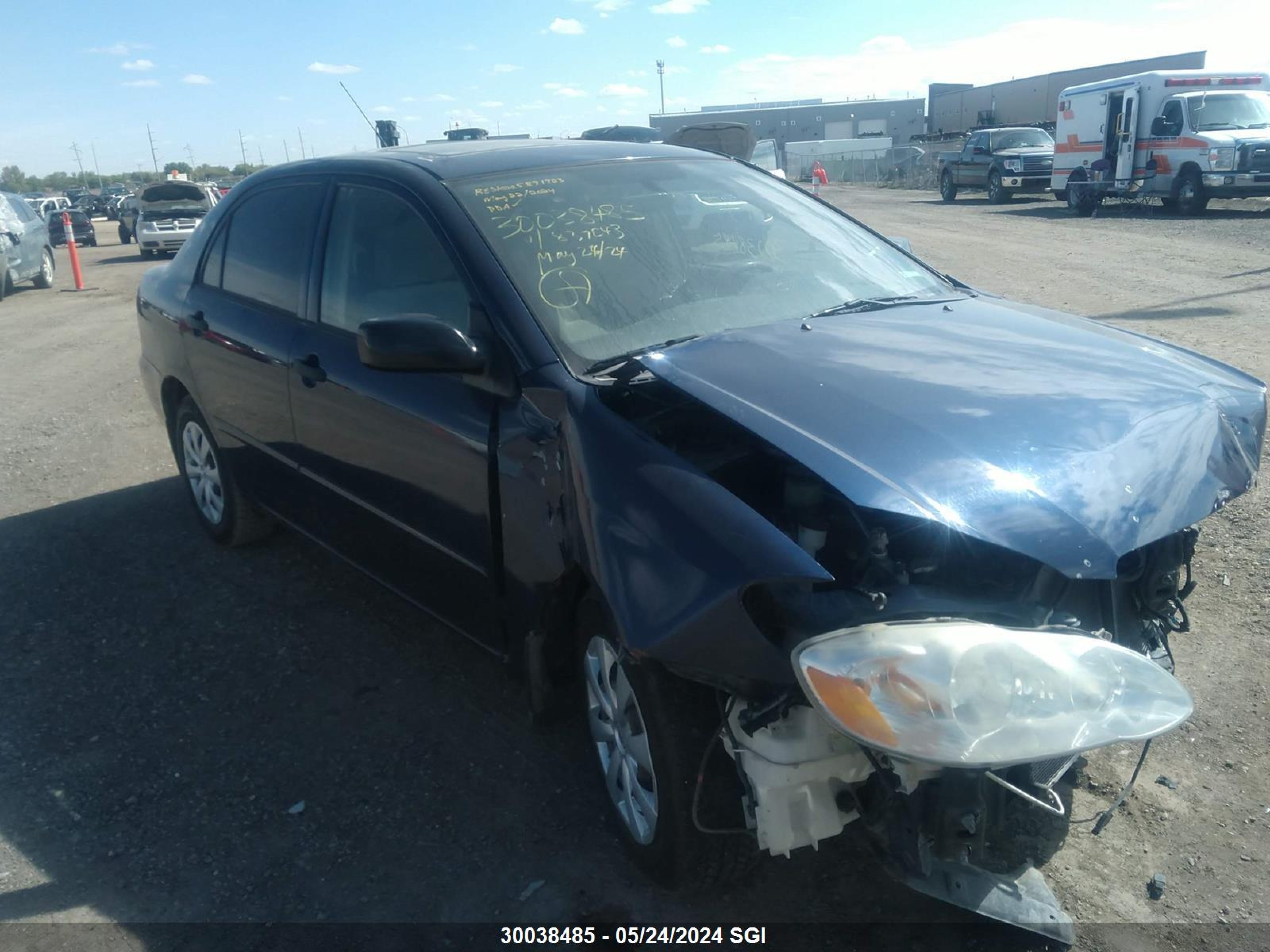 TOYOTA COROLLA 2007 2t1br32e37c837043