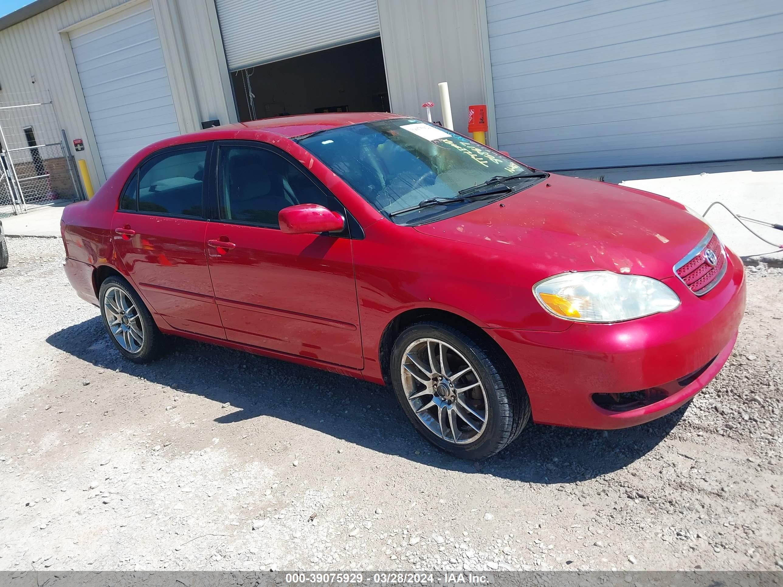 TOYOTA COROLLA 2008 2t1br32e38c868617