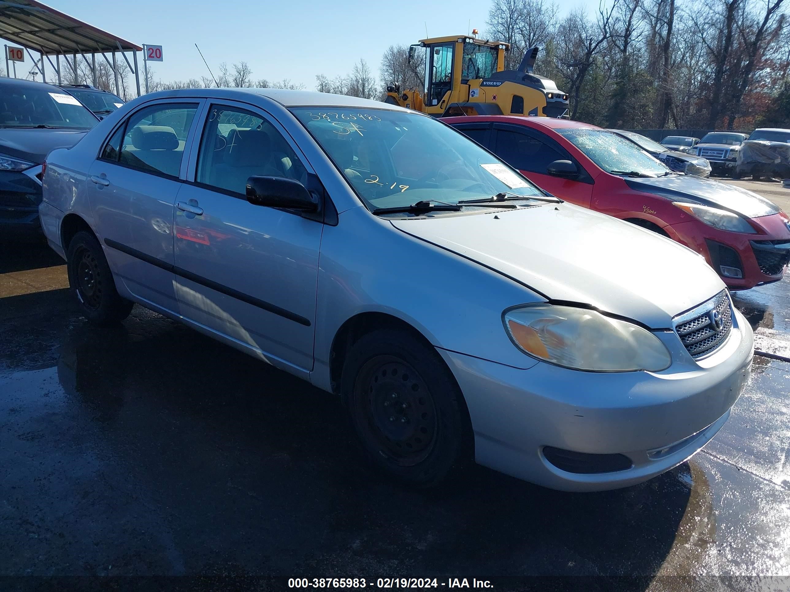 TOYOTA COROLLA 2008 2t1br32e38c881397