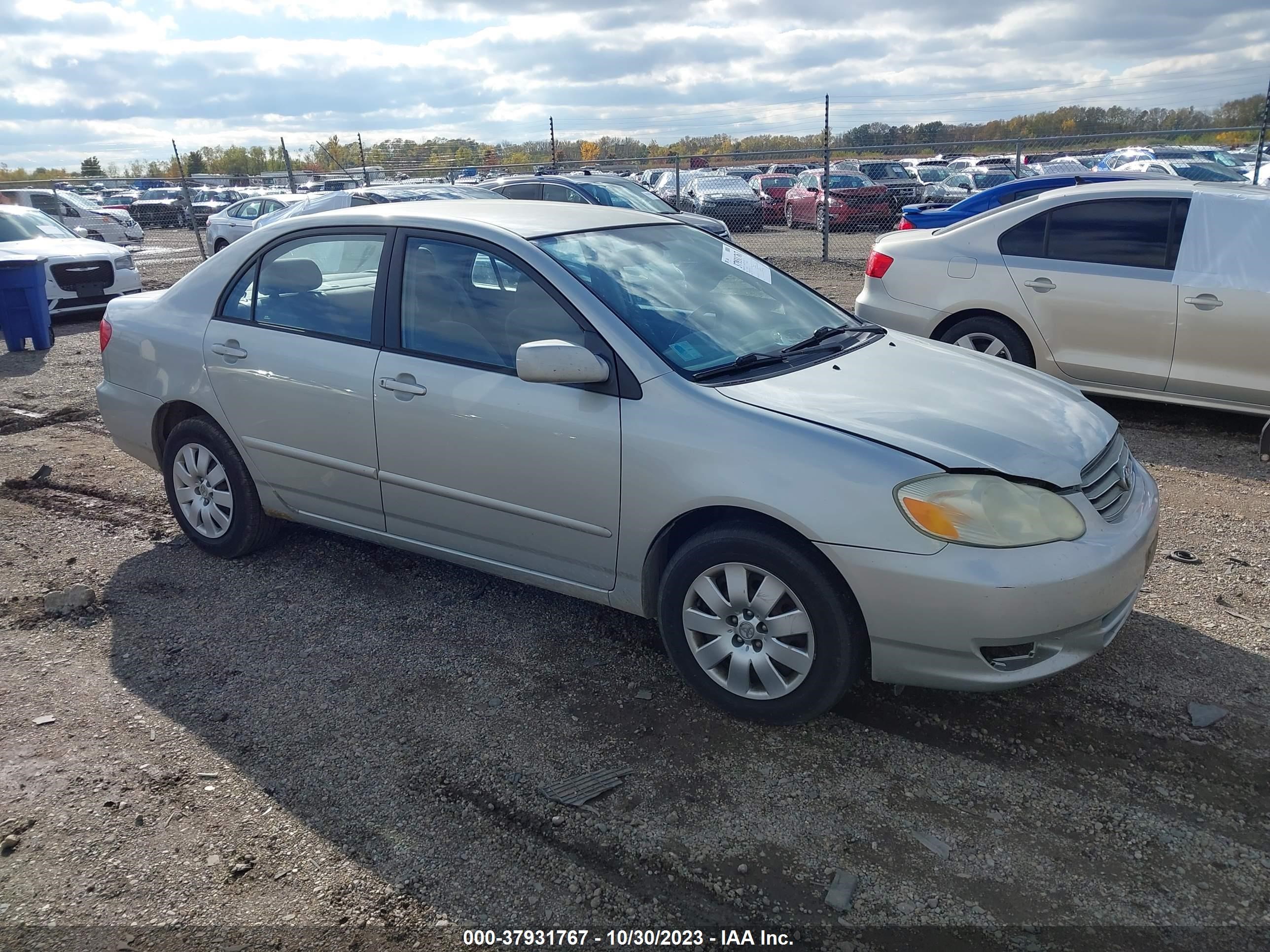 TOYOTA COROLLA 2003 2t1br32e43c024207