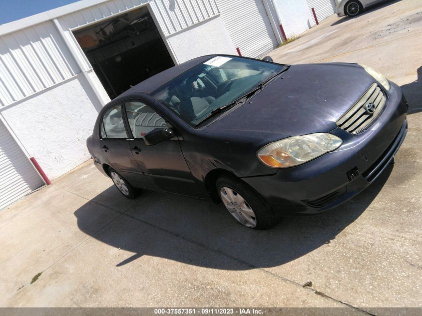 TOYOTA COROLLA 2003 2t1br32e43c142922