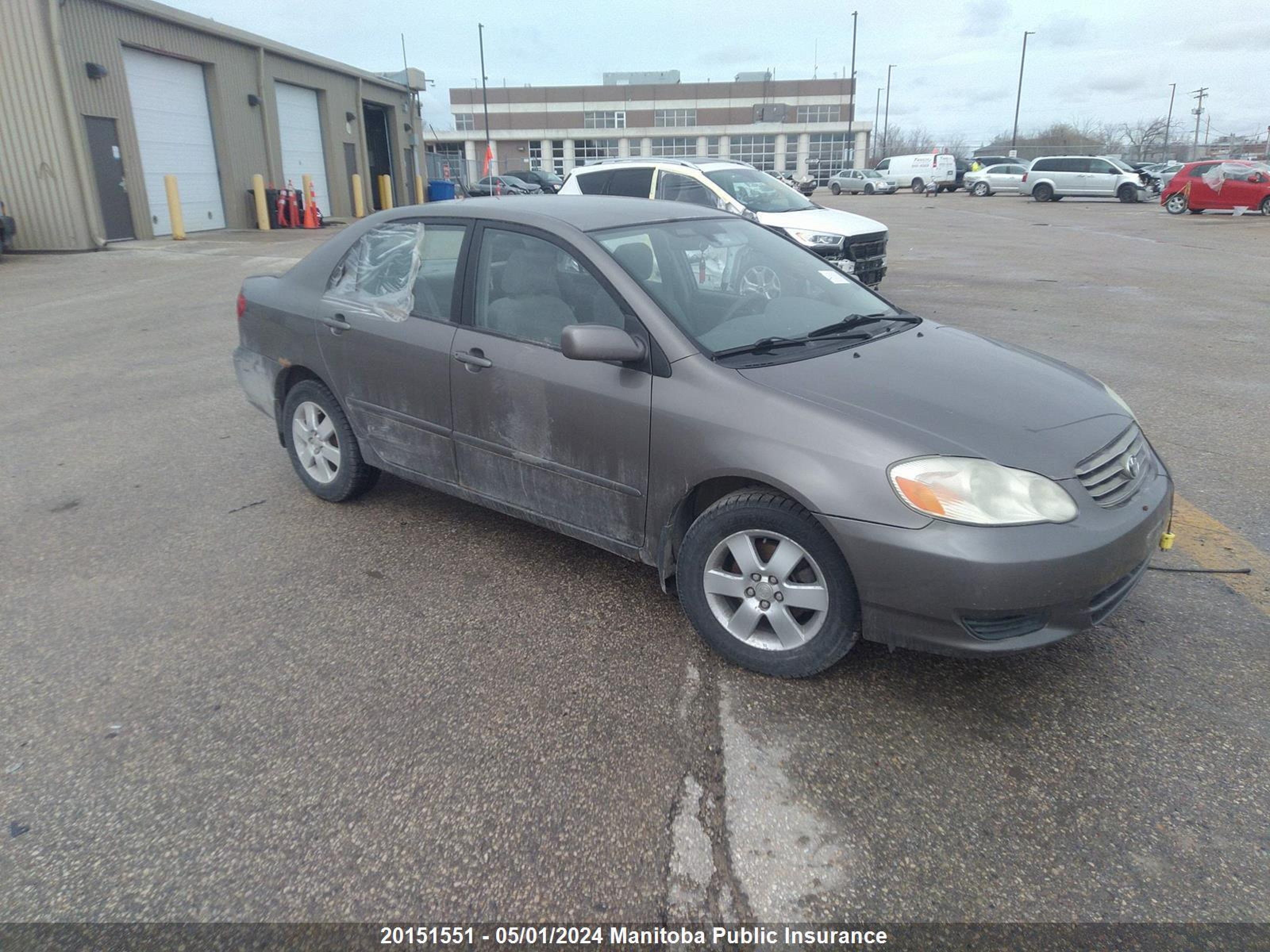 TOYOTA COROLLA 2003 2t1br32e43c709002