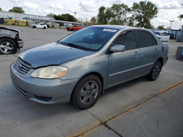 TOYOTA COROLLA 2003 2t1br32e43c721456