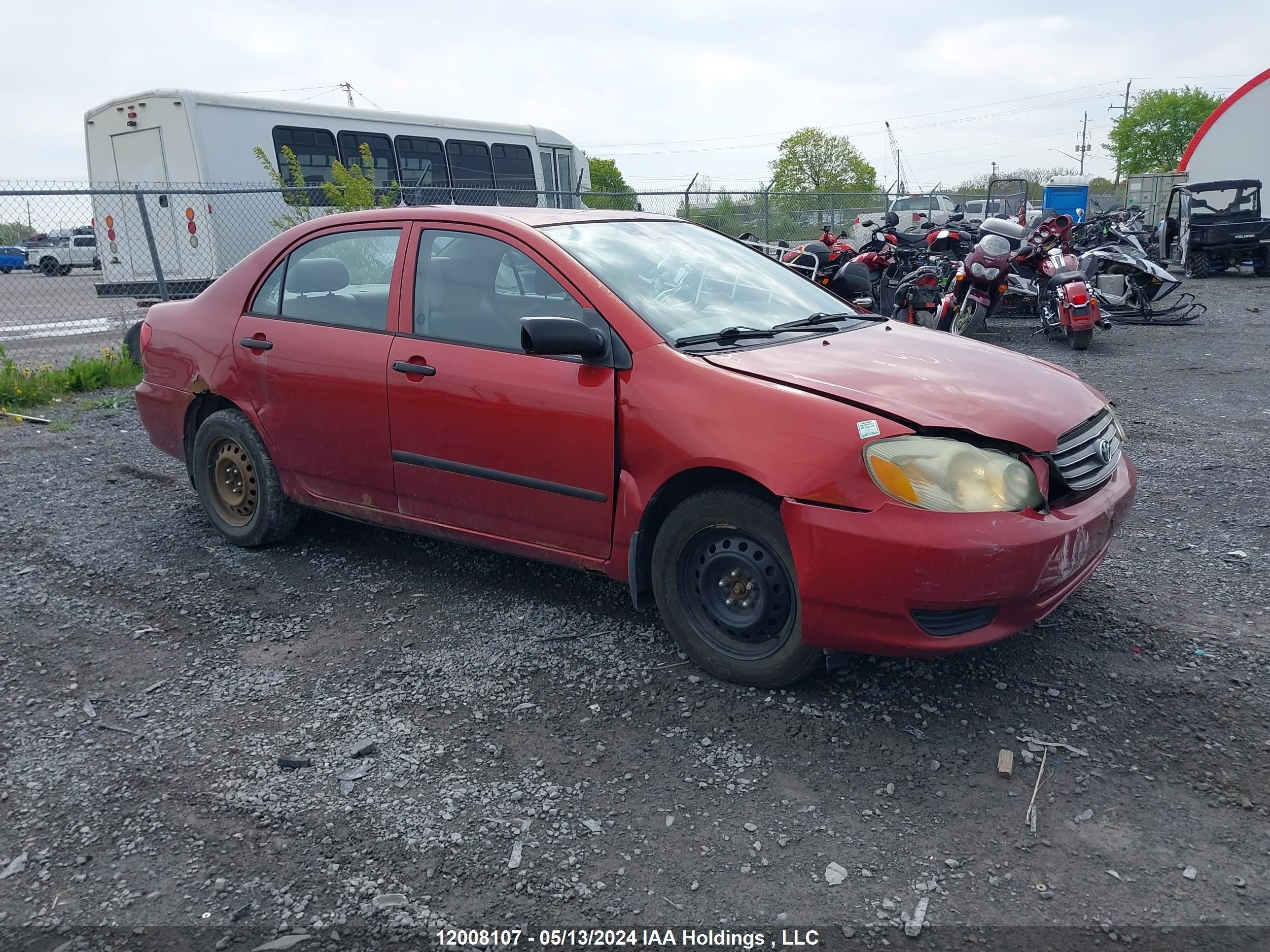 TOYOTA COROLLA 2003 2t1br32e43c750505