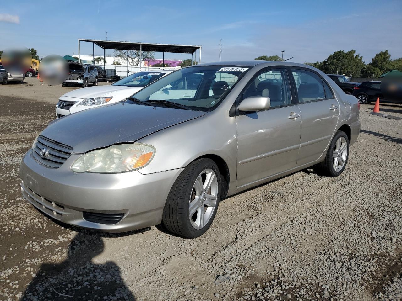 TOYOTA COROLLA 2004 2t1br32e44c291333