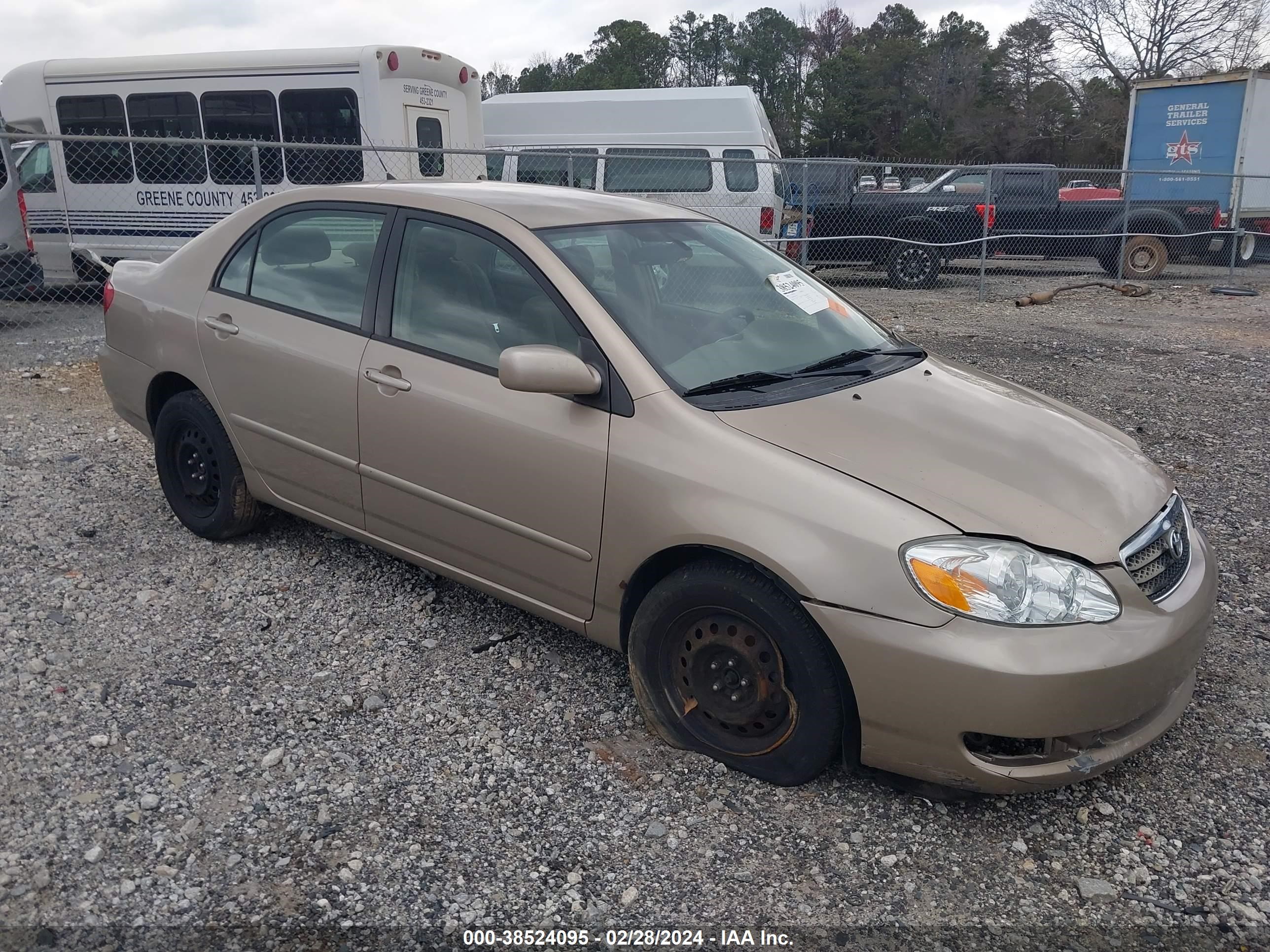 TOYOTA COROLLA 2005 2t1br32e45c481294