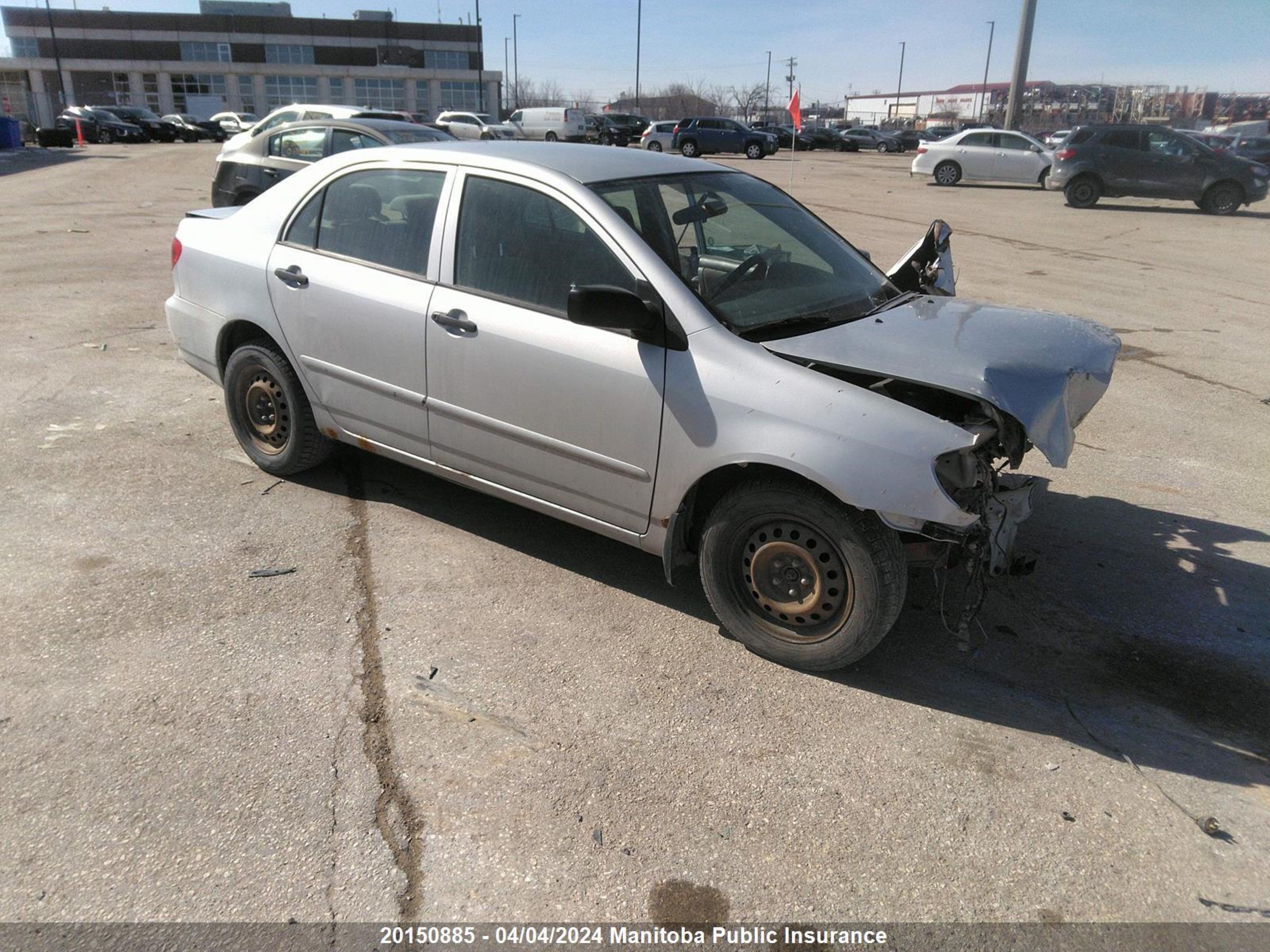 TOYOTA COROLLA 2005 2t1br32e45c873577