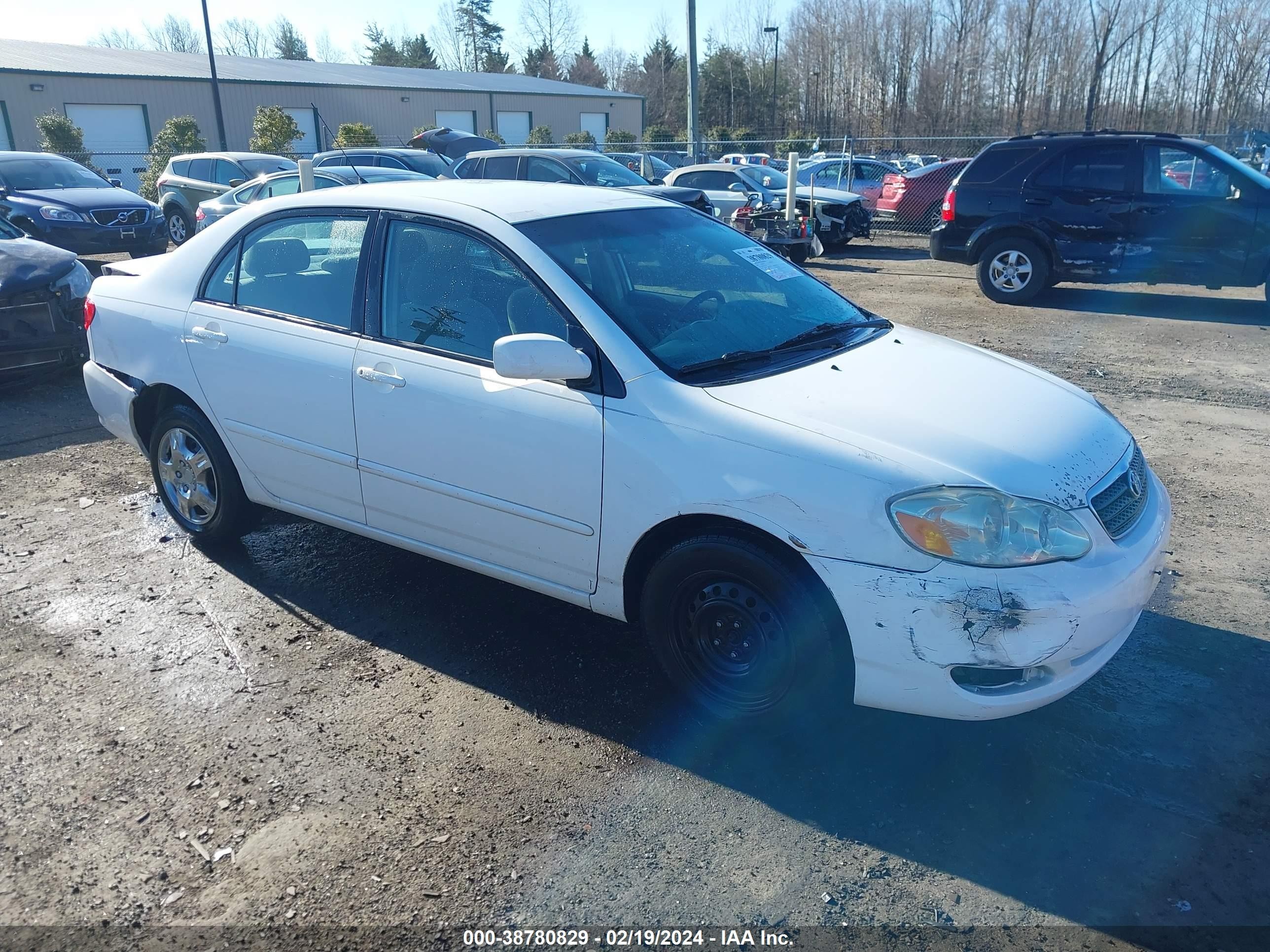 TOYOTA COROLLA 2006 2t1br32e46c590338