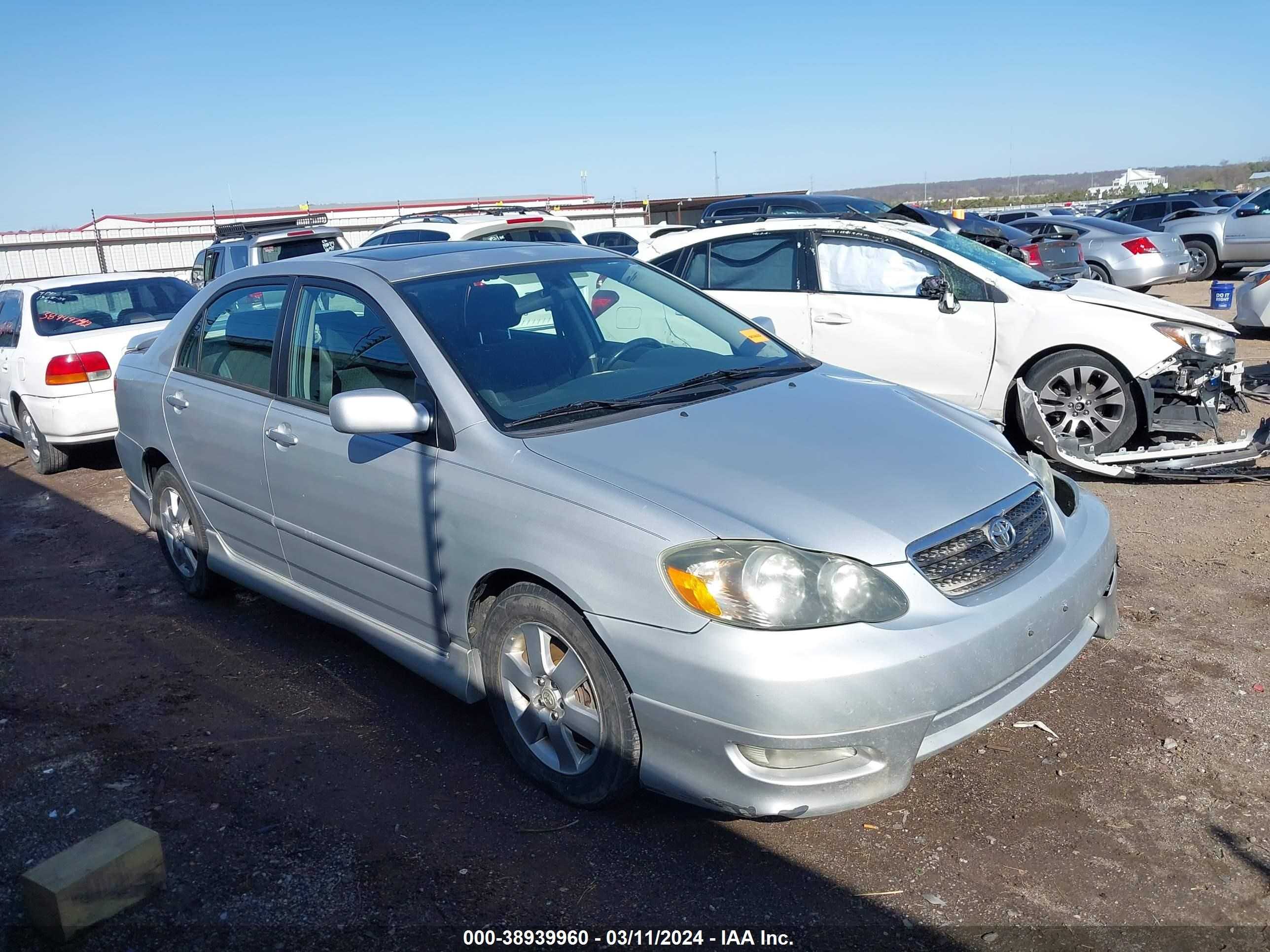 TOYOTA COROLLA 2006 2t1br32e46c651963