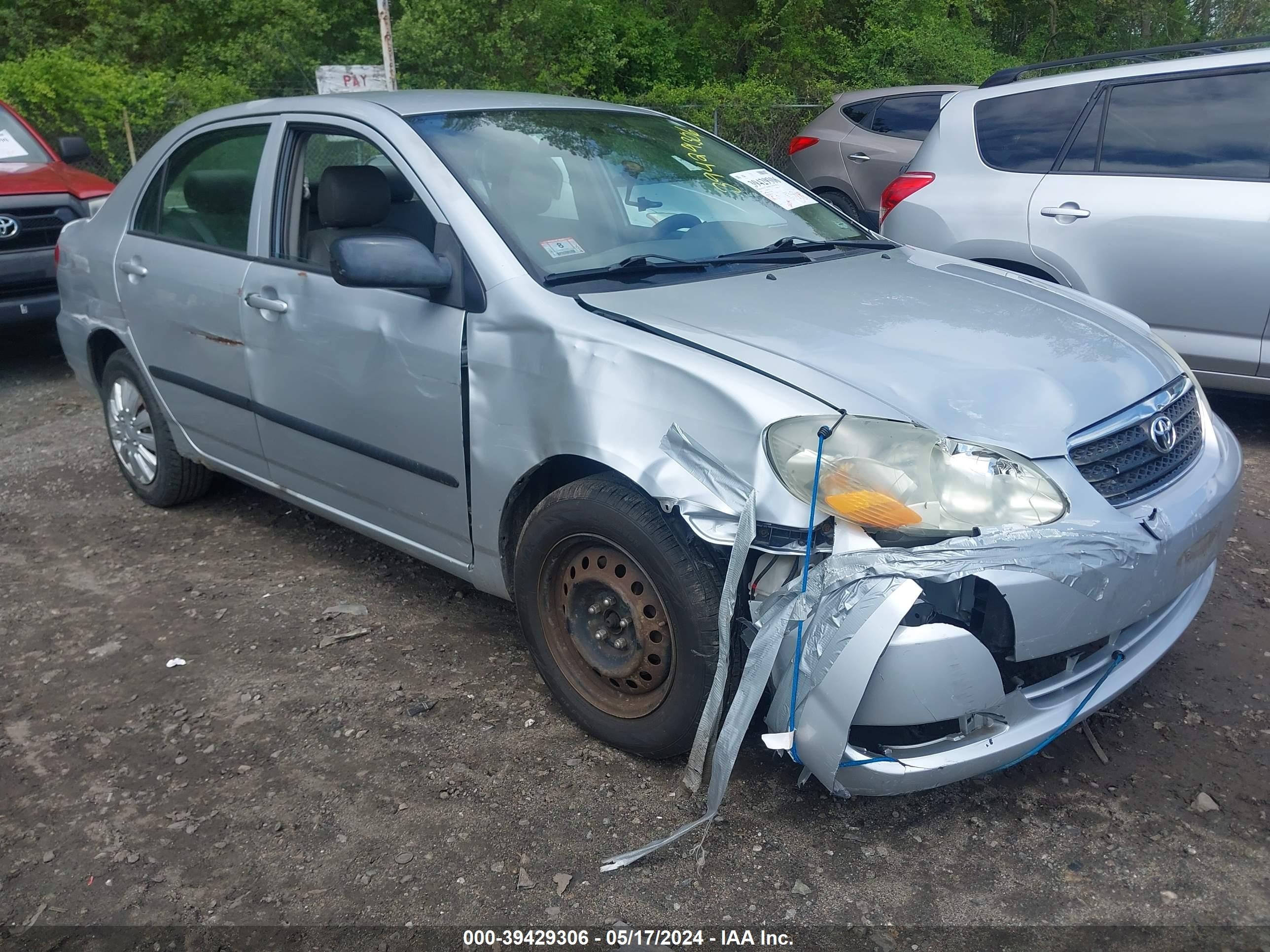 TOYOTA COROLLA 2007 2t1br32e47c718000