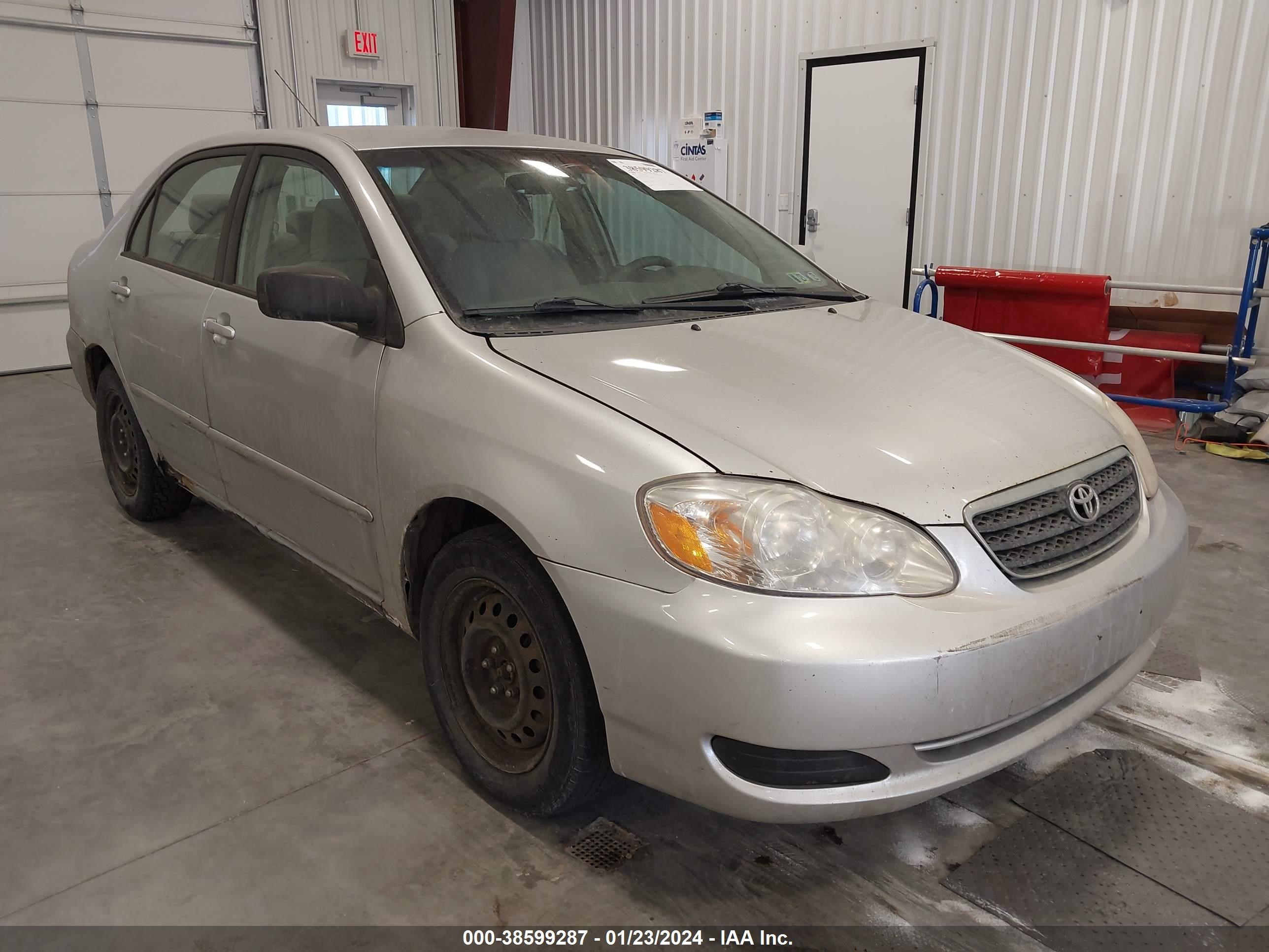 TOYOTA COROLLA 2007 2t1br32e47c768248