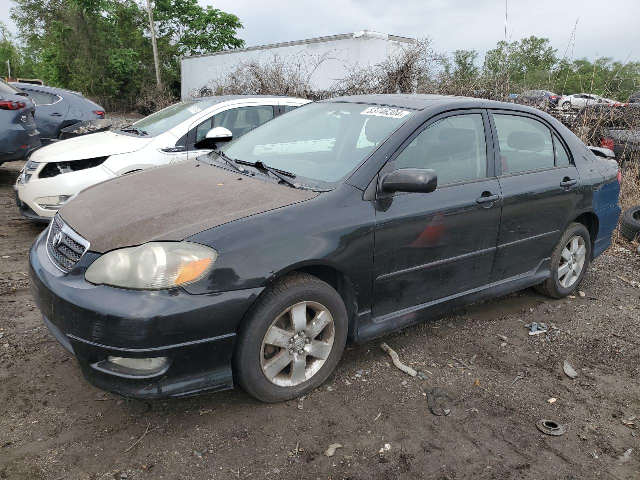 TOYOTA COROLLA 2007 2t1br32e47c770419