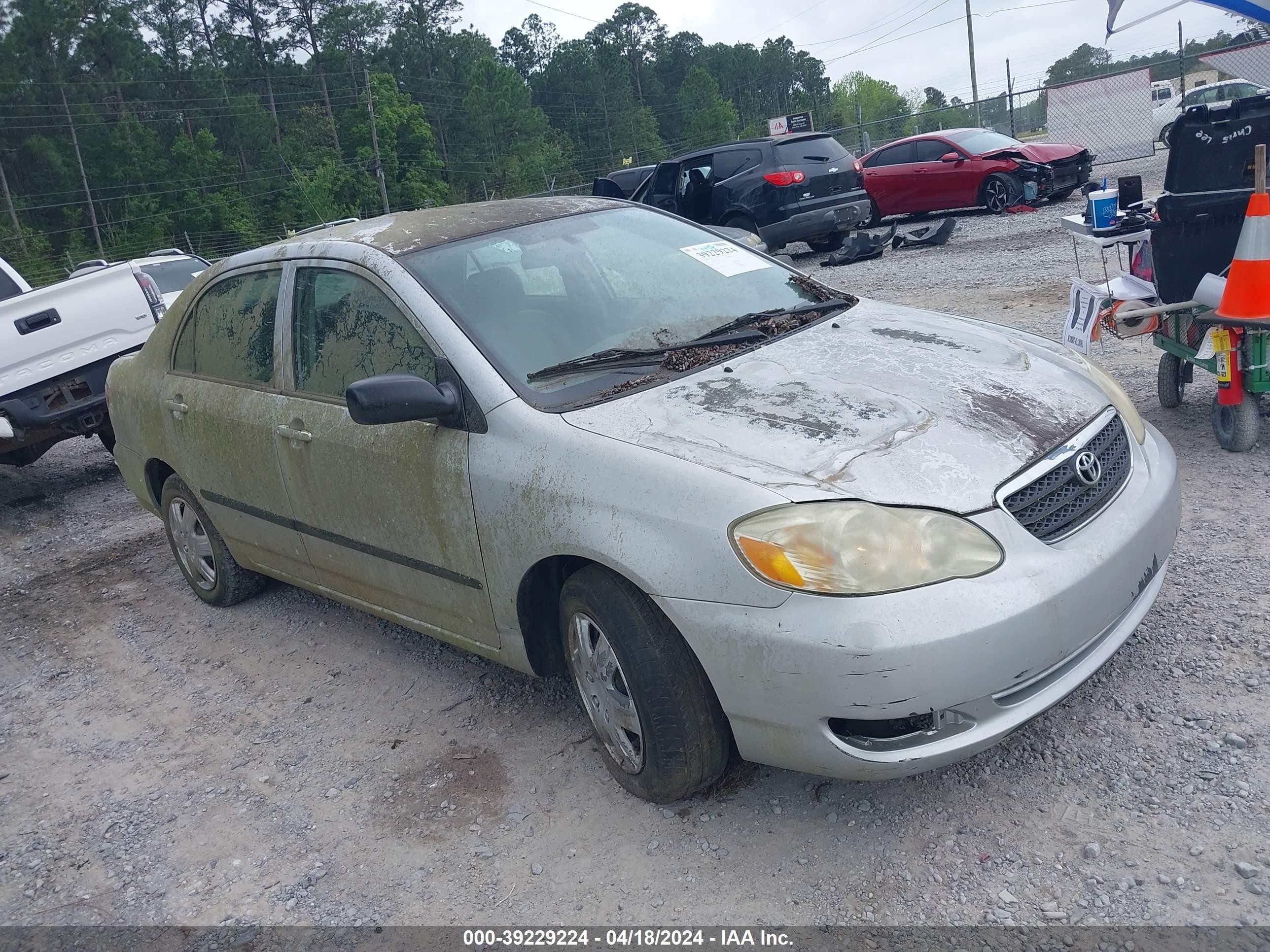 TOYOTA COROLLA 2007 2t1br32e47c789519