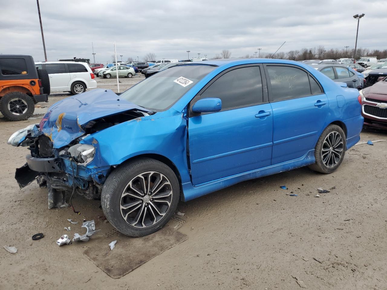 TOYOTA COROLLA 2007 2t1br32e47c801345